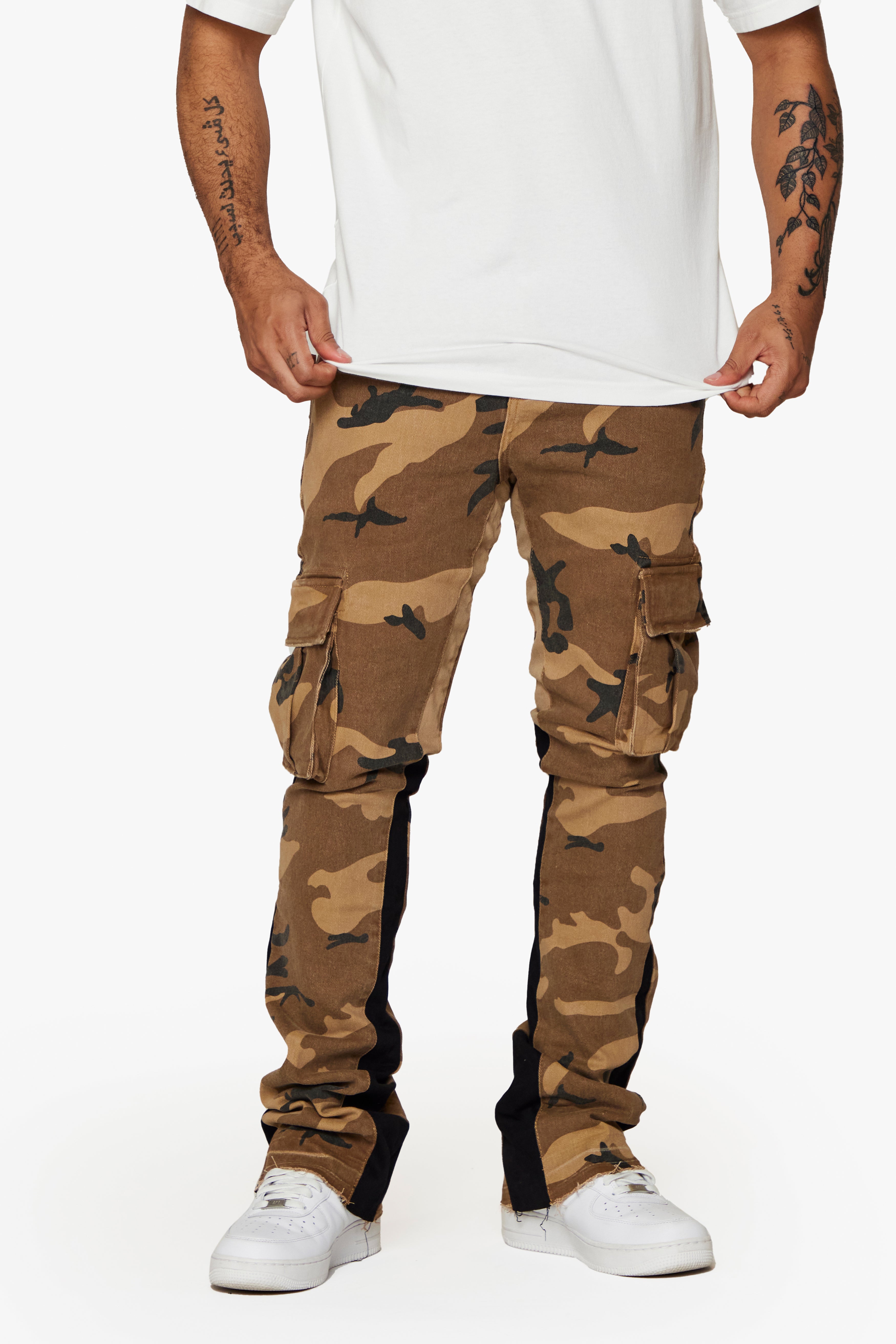 ESNTL LAB STACKED "COMMANDER" BROWN