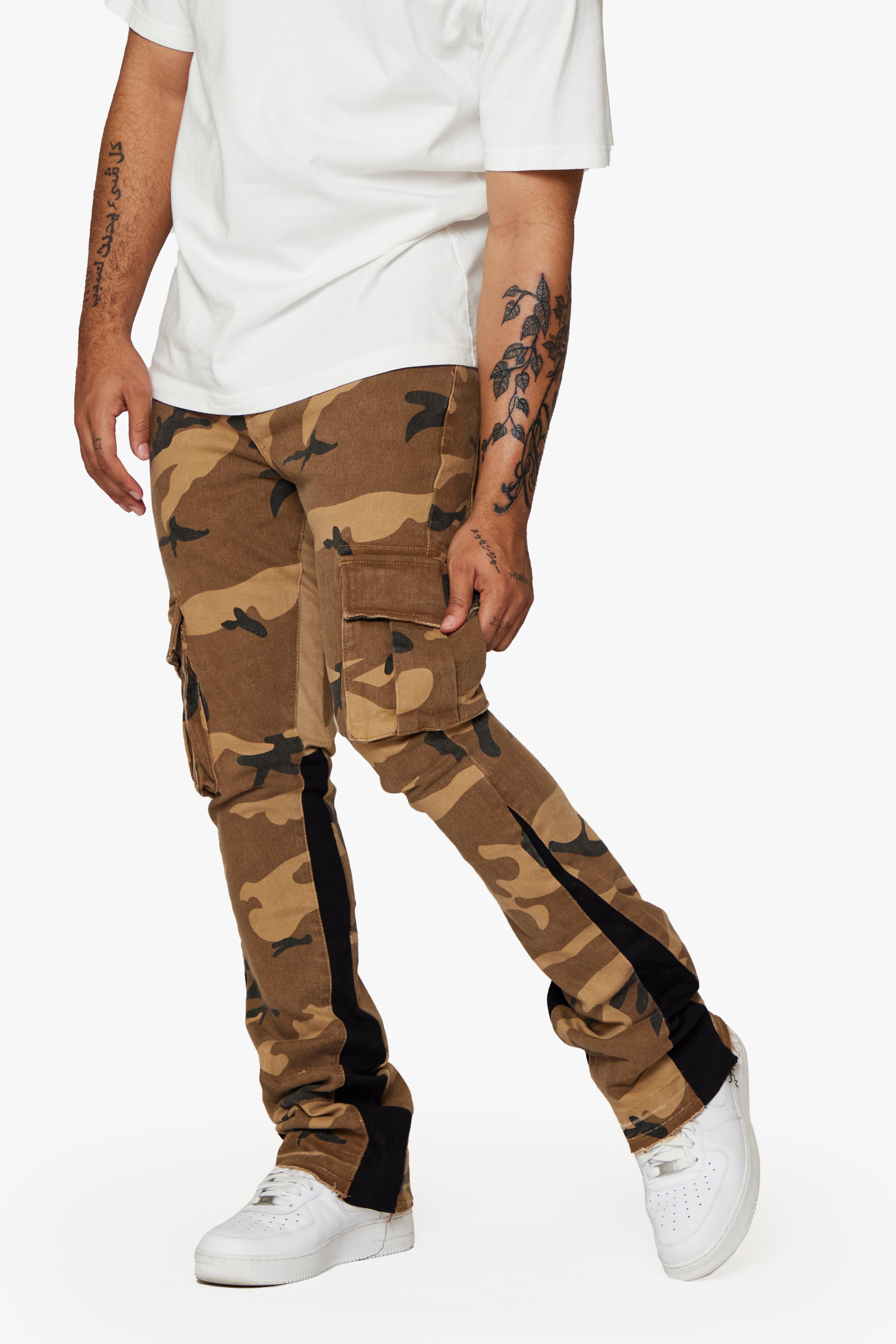 ESNTL LAB STACKED "COMMANDER" BROWN