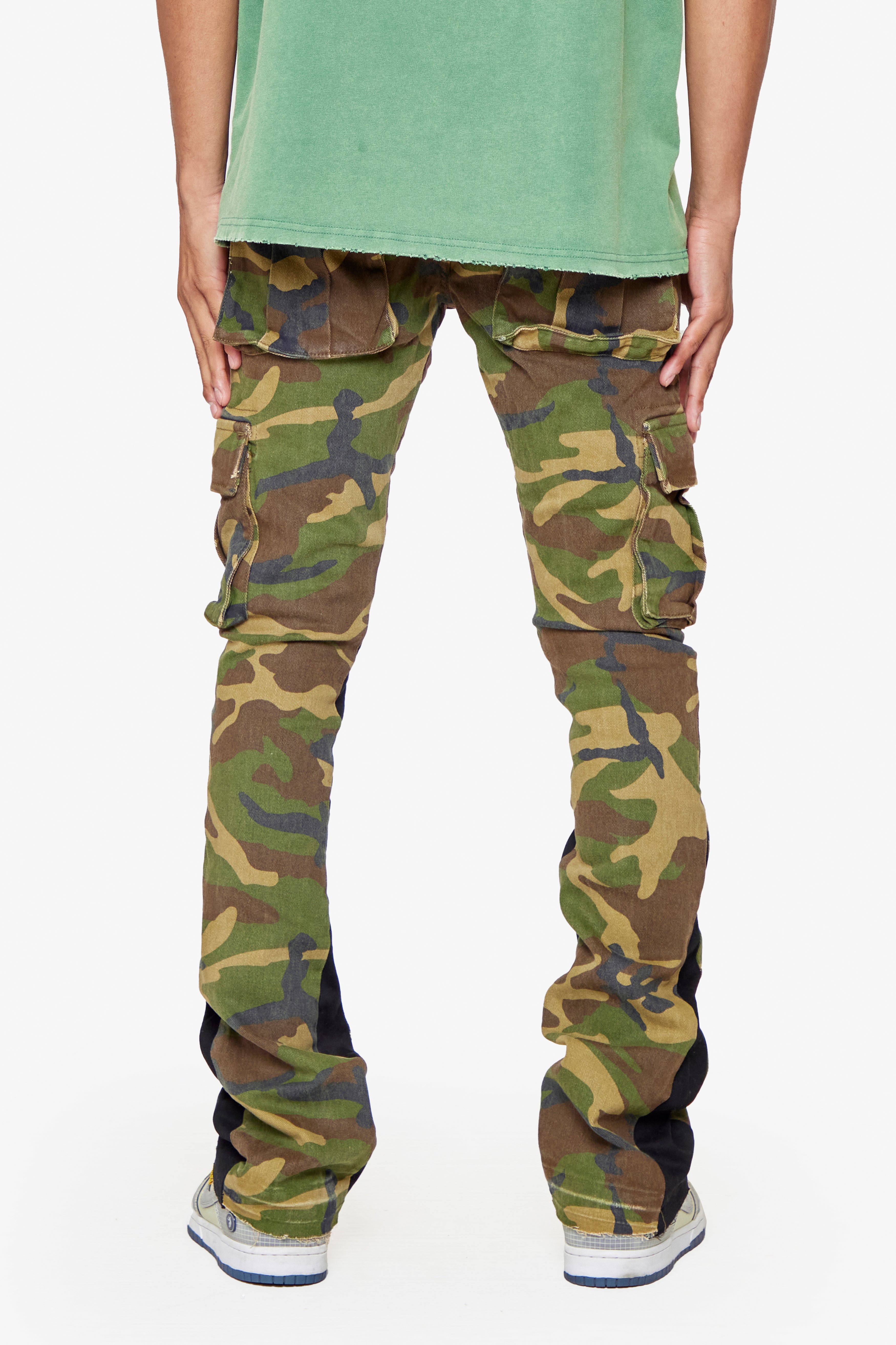 ESNTL LAB STACKED "COMMANDER" GREEN CAMO