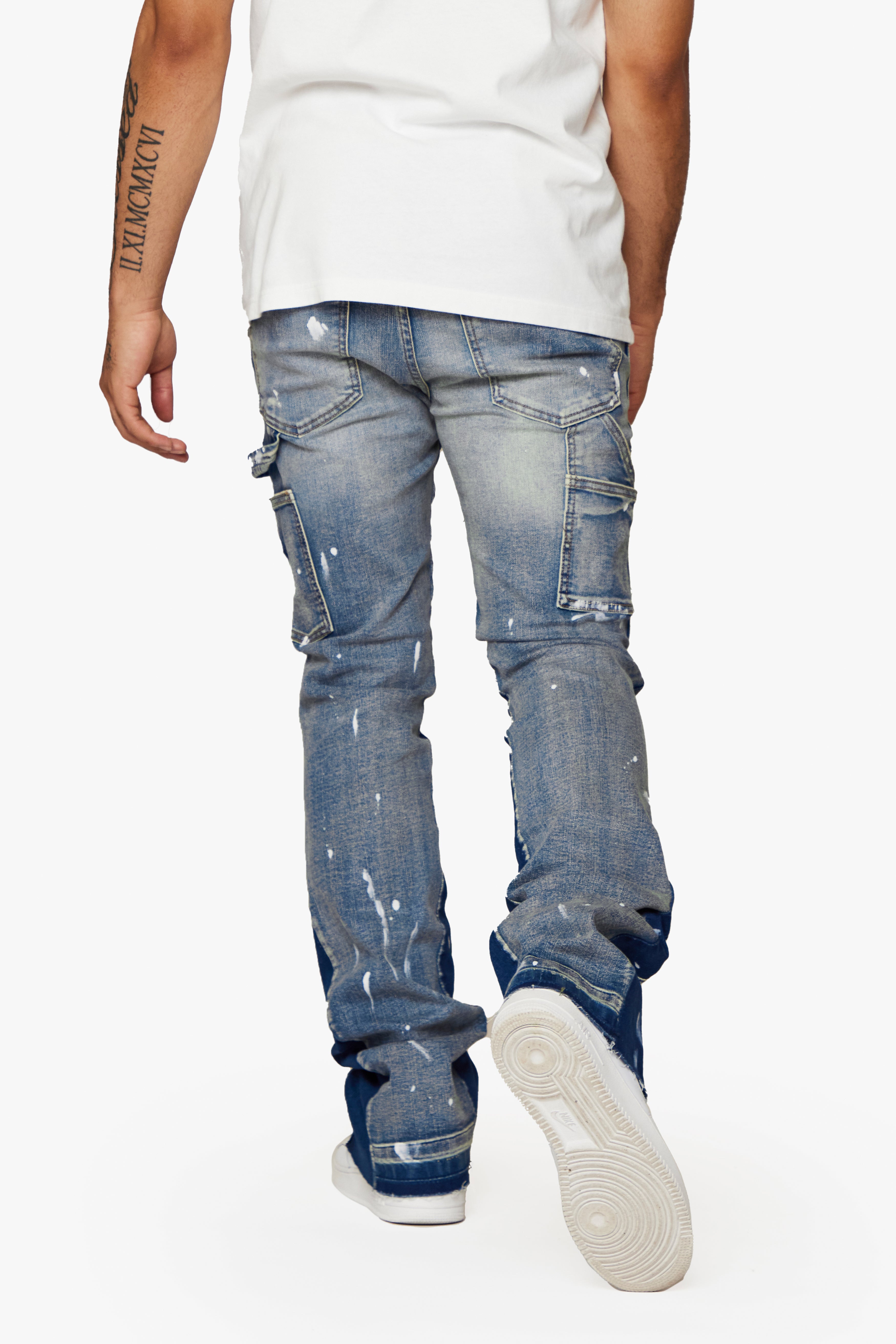 ESNTL LAB STACKED "TAMA" LT. WASH