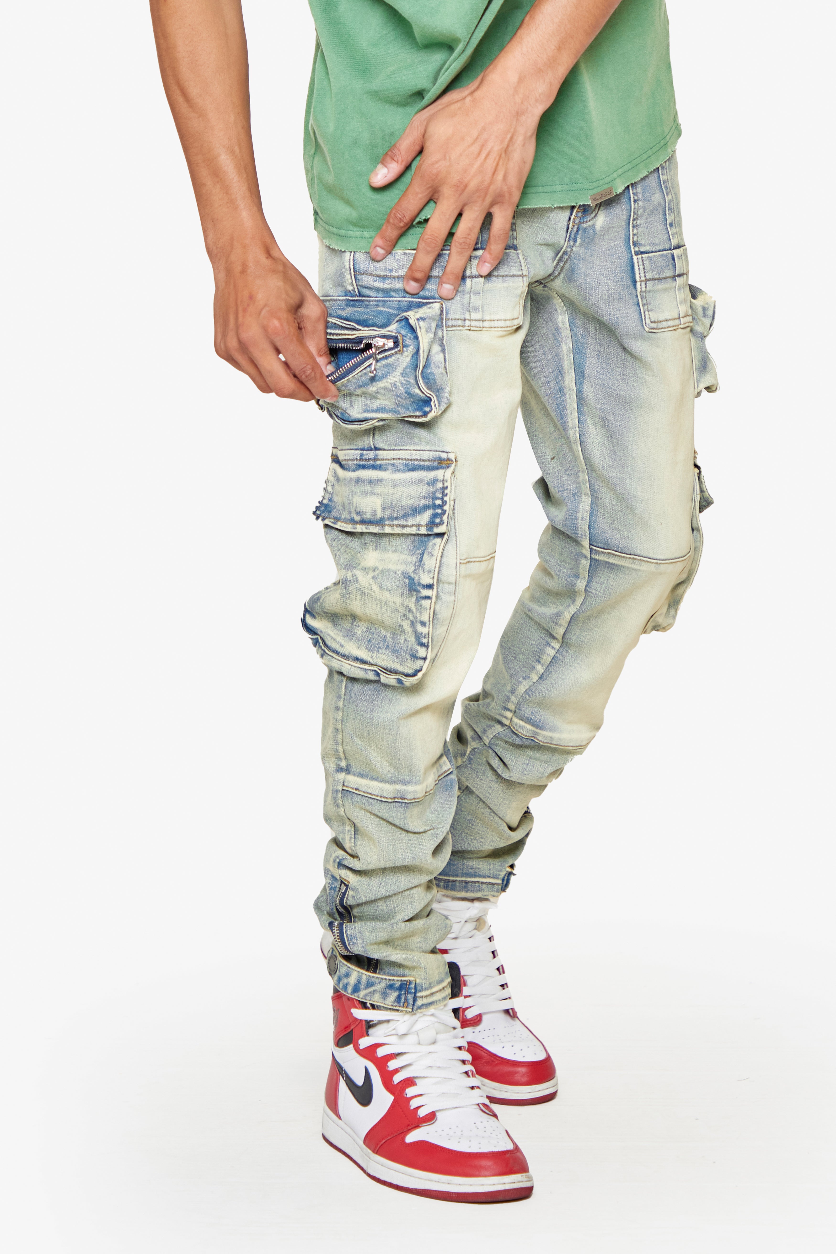 ESNTL LAB STACKED "RYKER" LT. VINTAGE