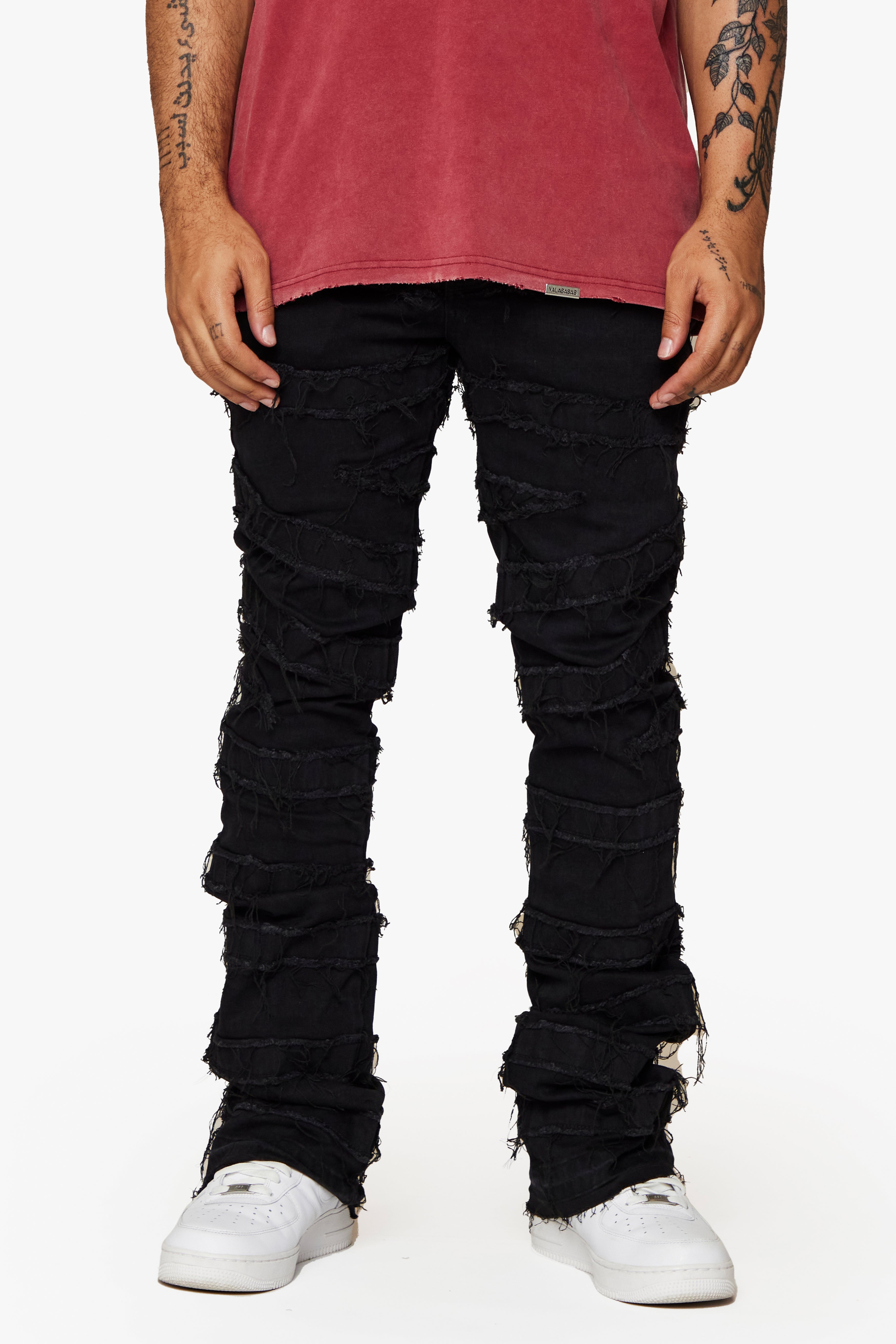 ESNTL LAB JEANS "ROGAN" BLACK