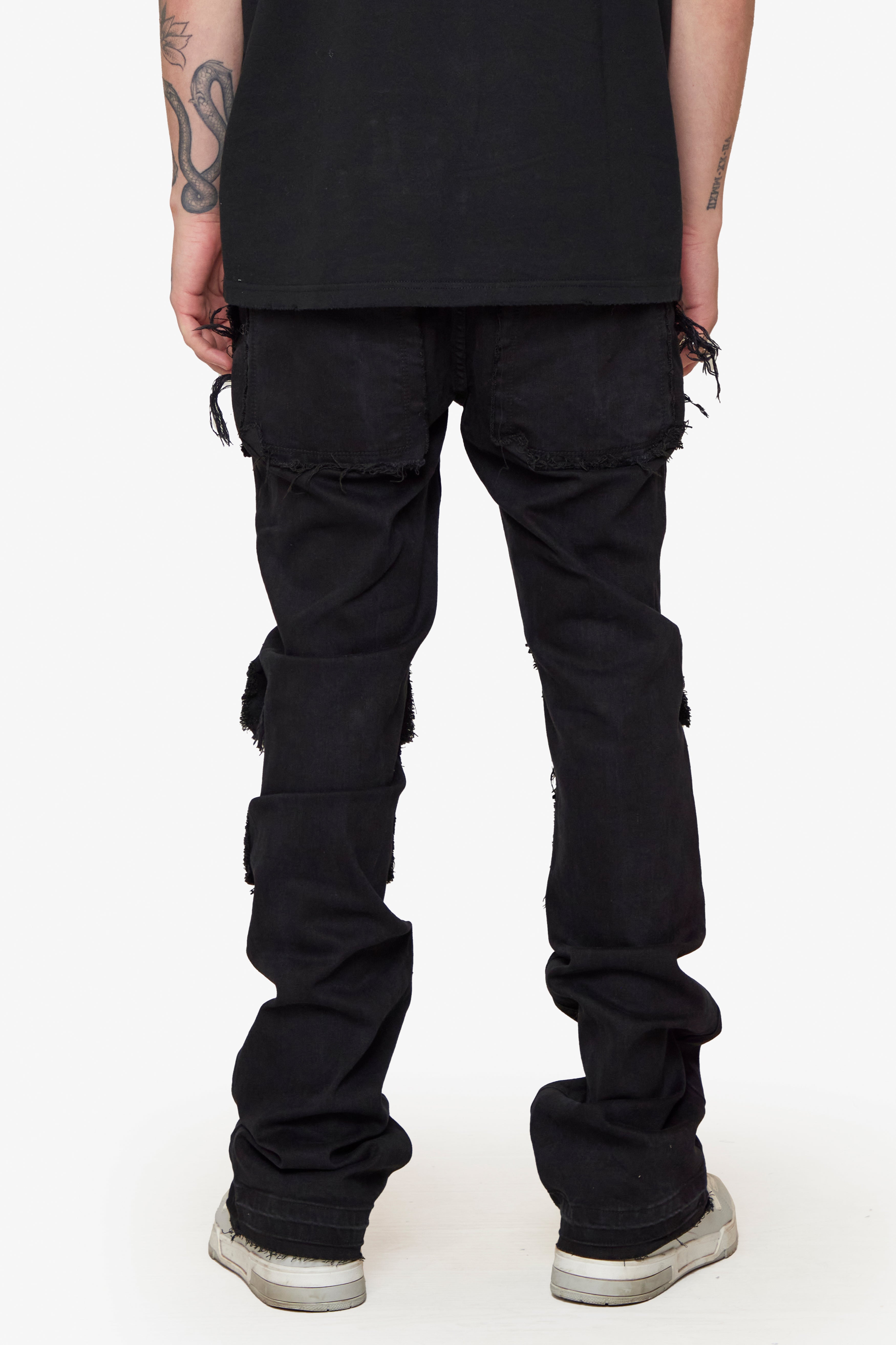 ESNTL LAB JEANS "BANDIT" BLACK