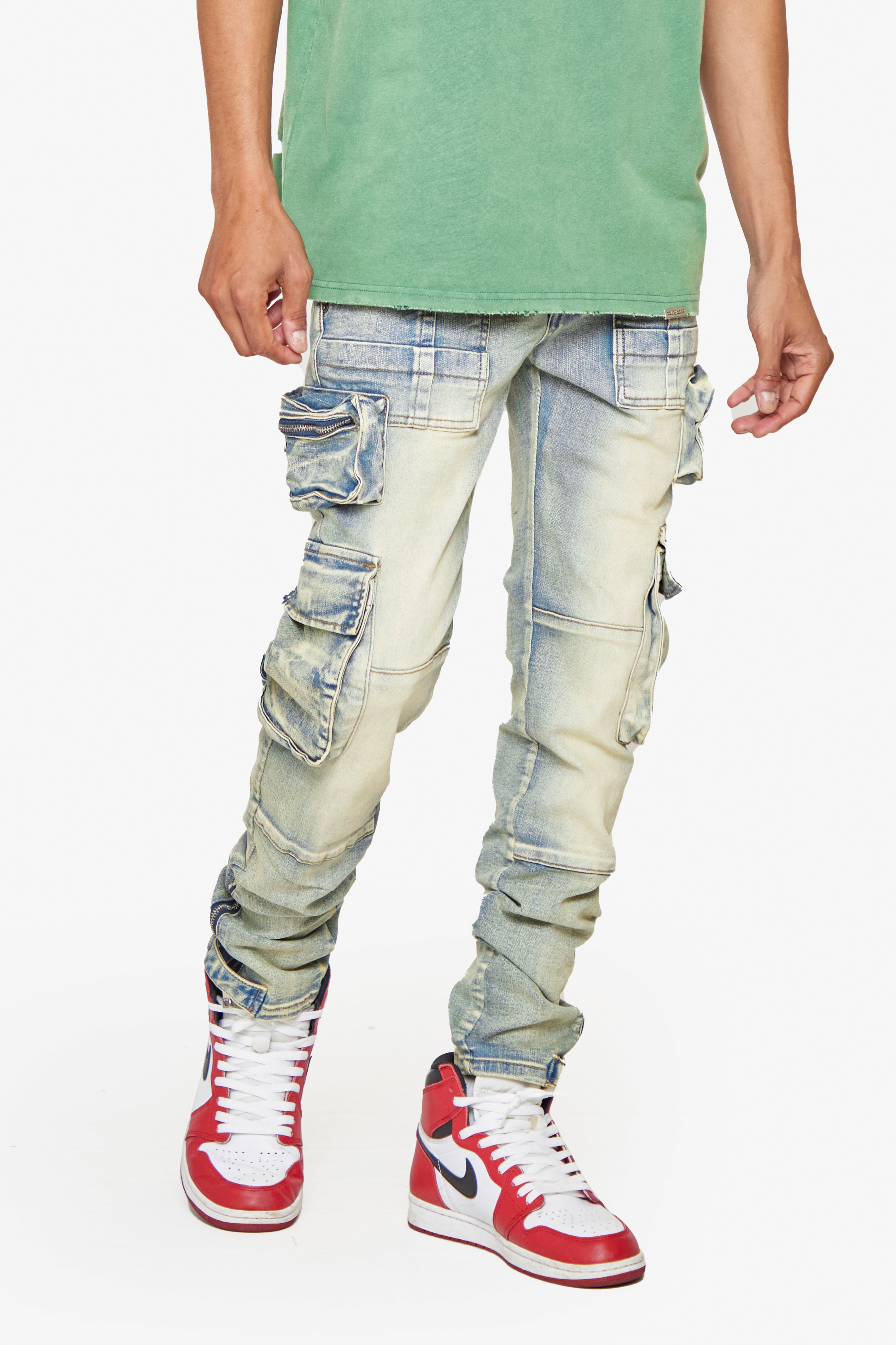 ESNTL LAB STACKED "RYKER" LT. VINTAGE