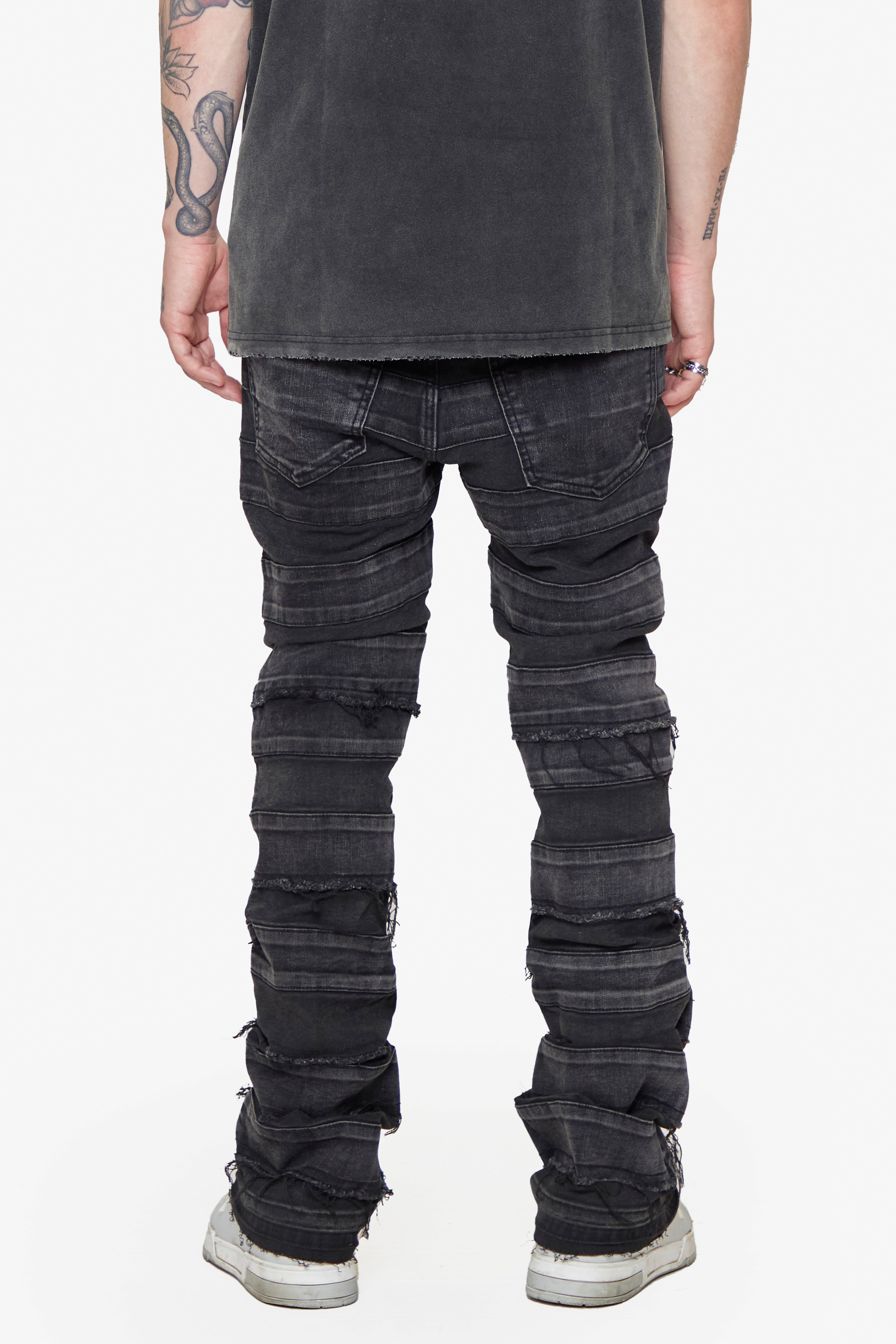 ESNTL LAB JEANS "REPLICA" GREY WASH