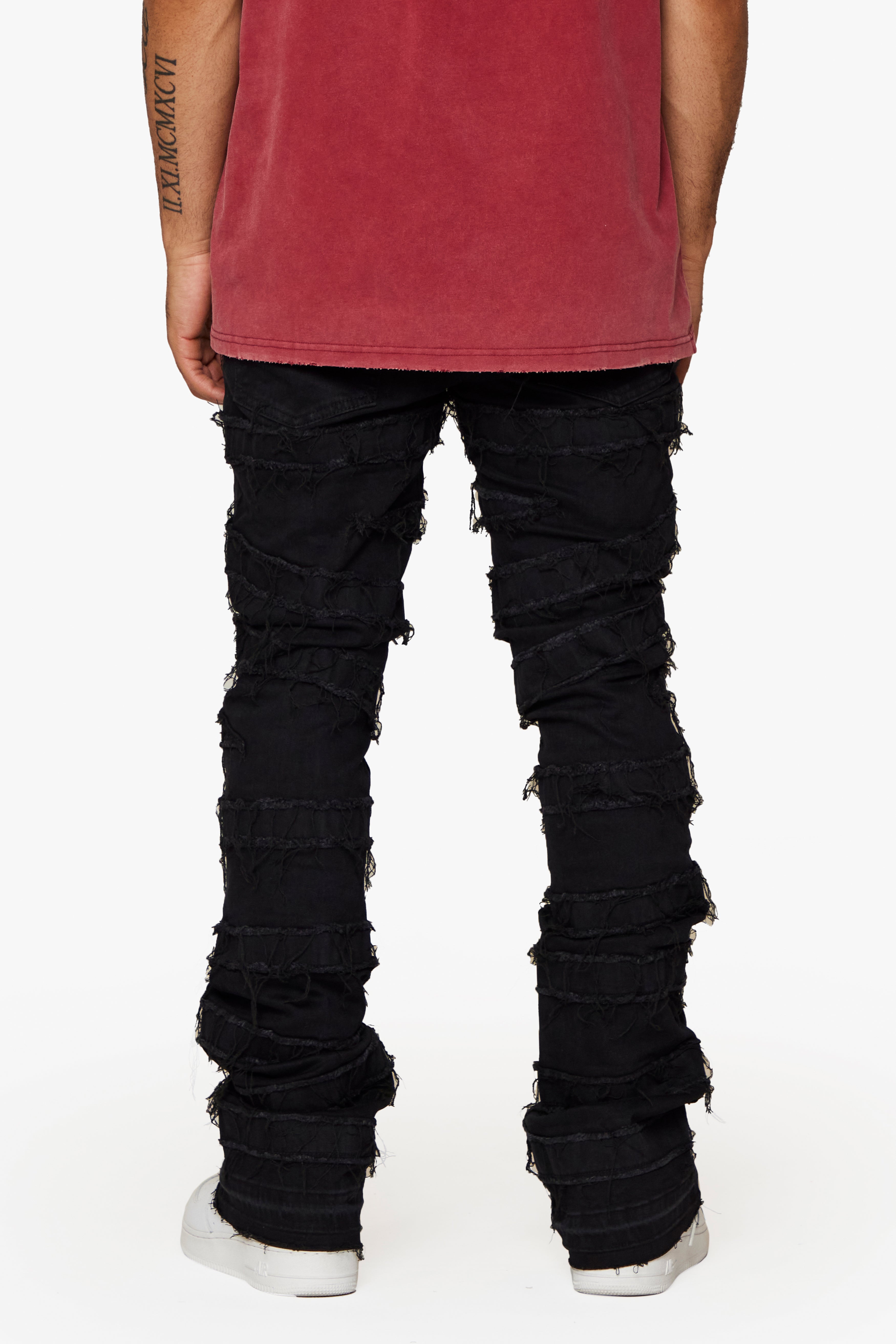 ESNTL LAB JEANS "ROGAN" BLACK