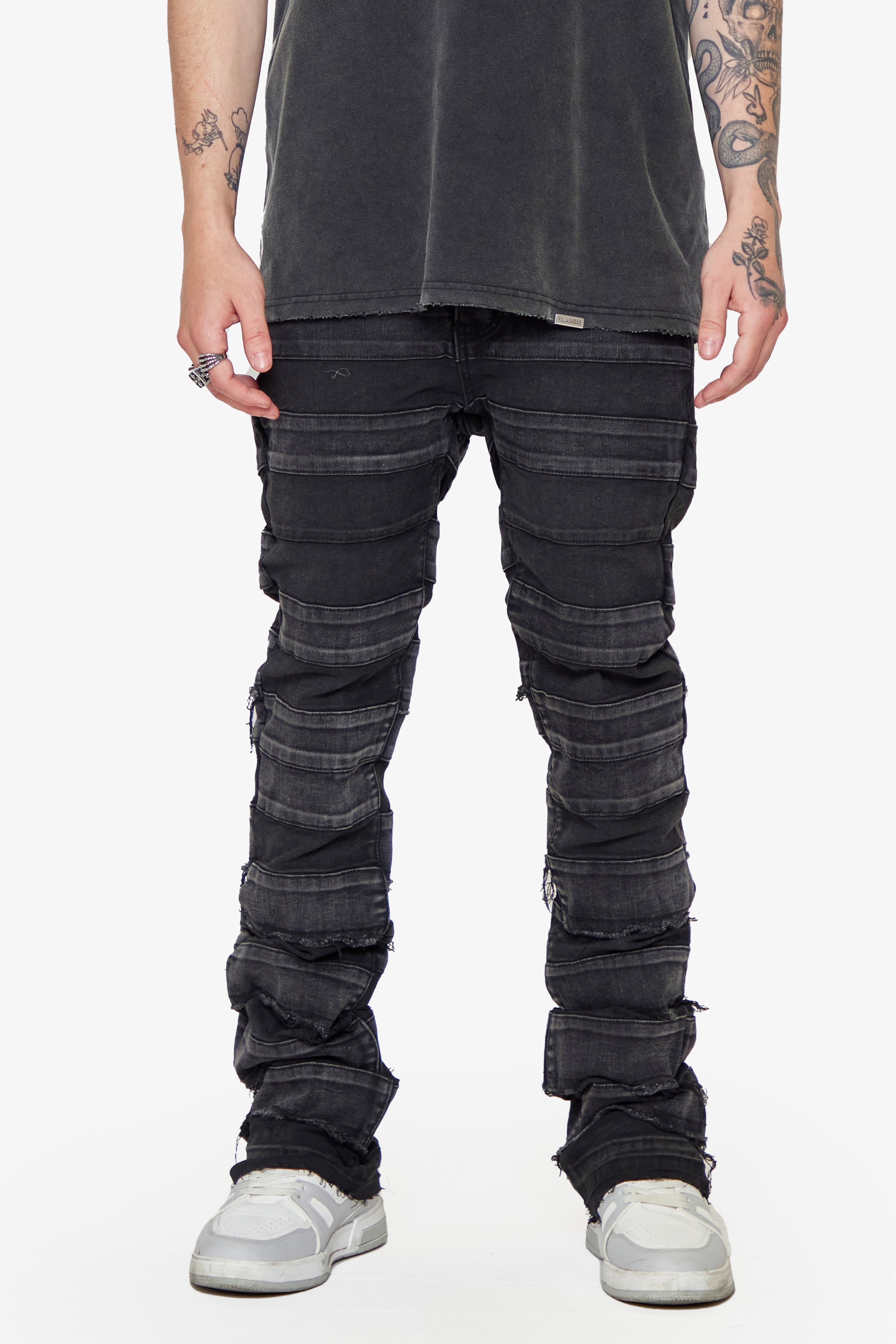 ESNTL LAB JEANS "REPLICA" GREY WASH