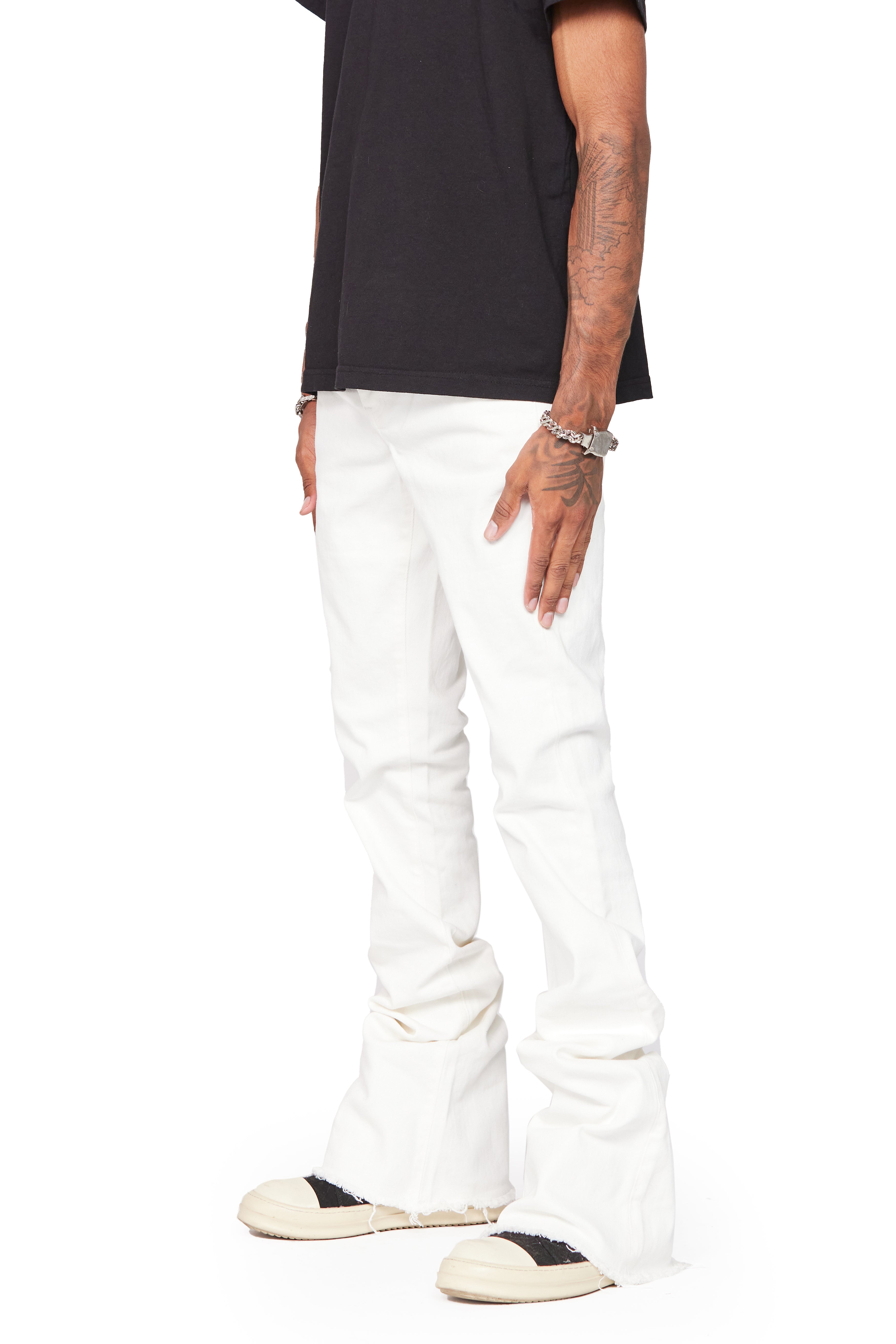 ESNTL LAB SUPER STACKED "ESNTL CORE" WHITE