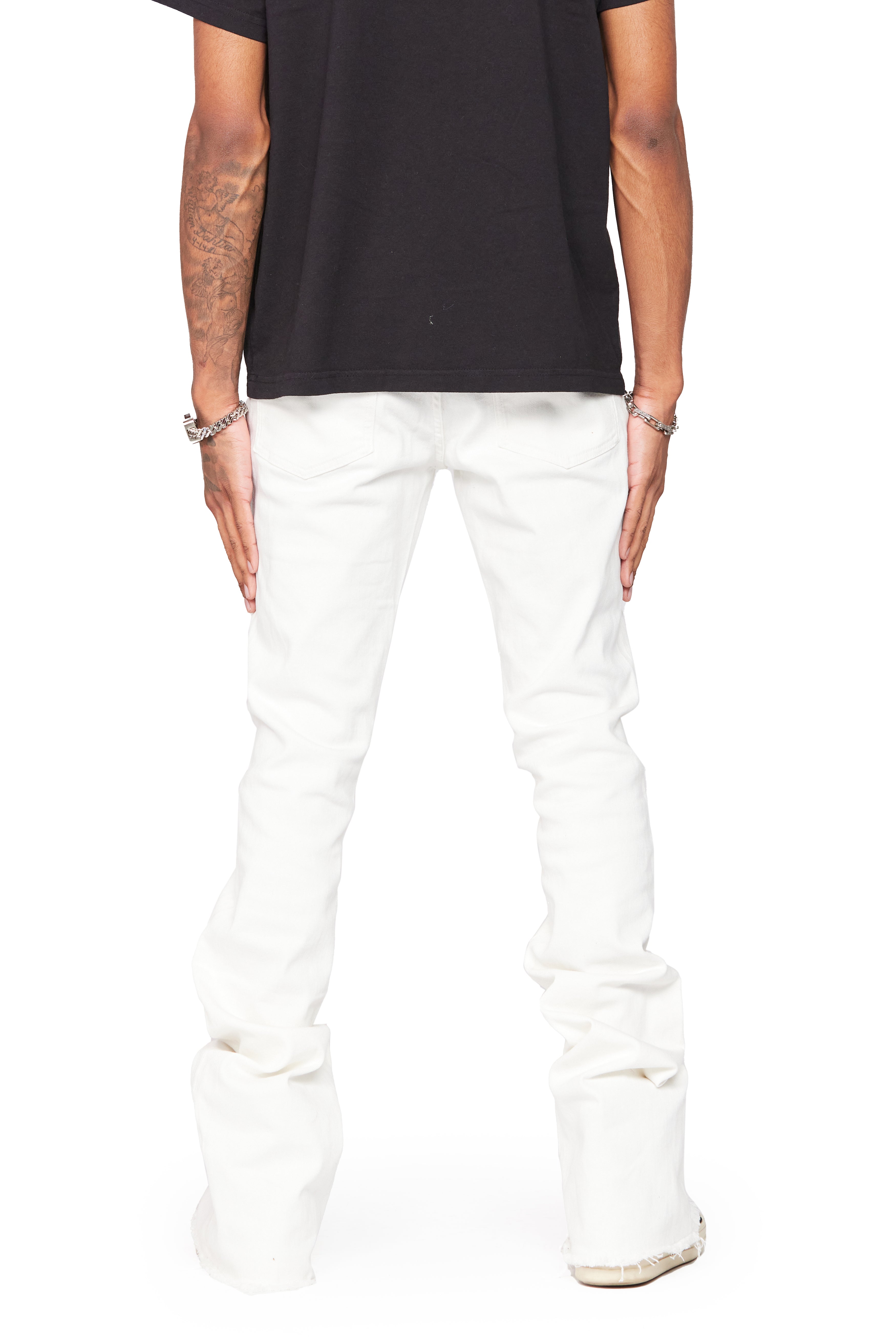 ESNTL LAB SUPER STACKED "ESNTL CORE" WHITE