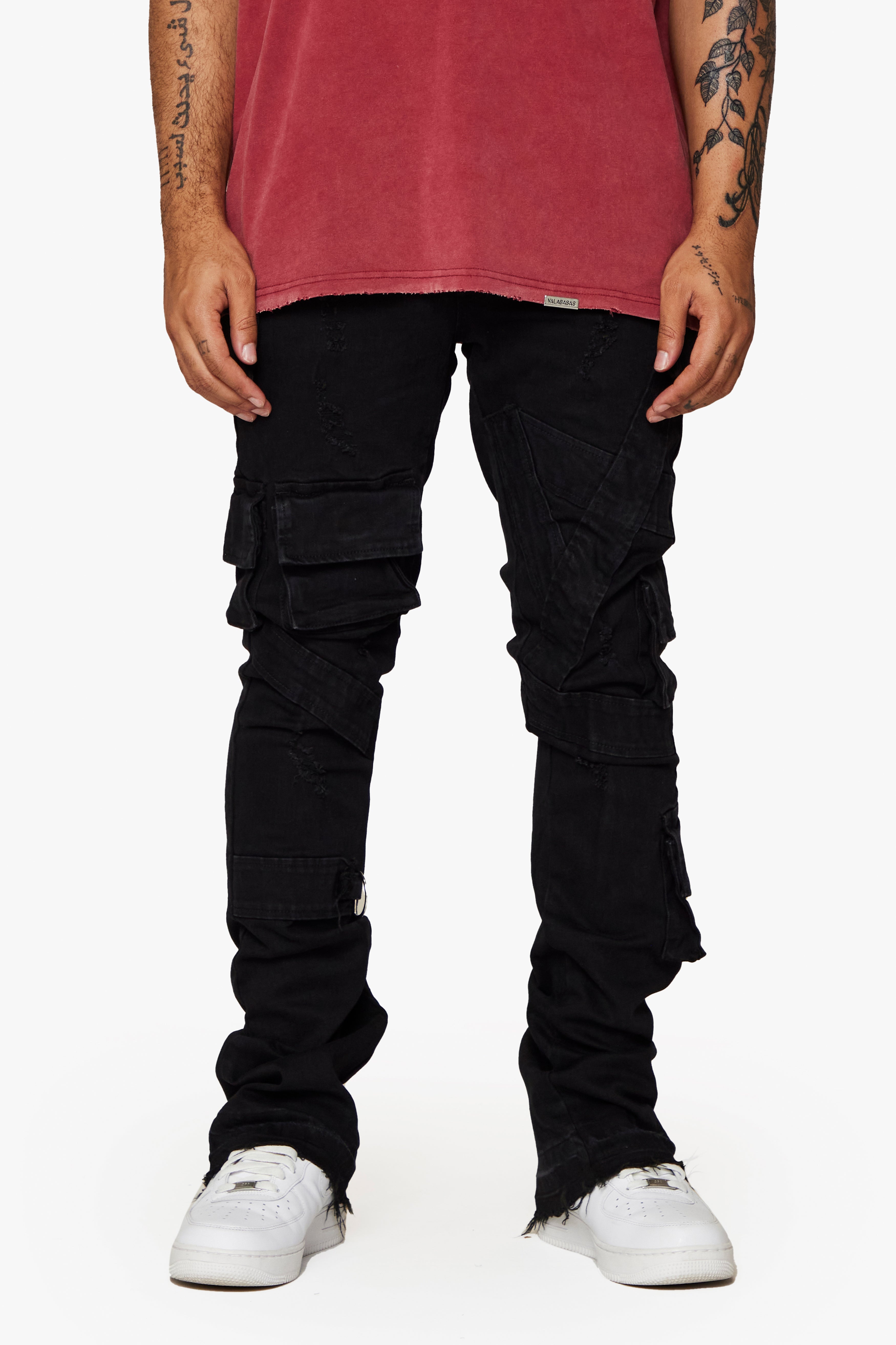 ESNTL LAB STACKED "E.L COMANDO" BLACK