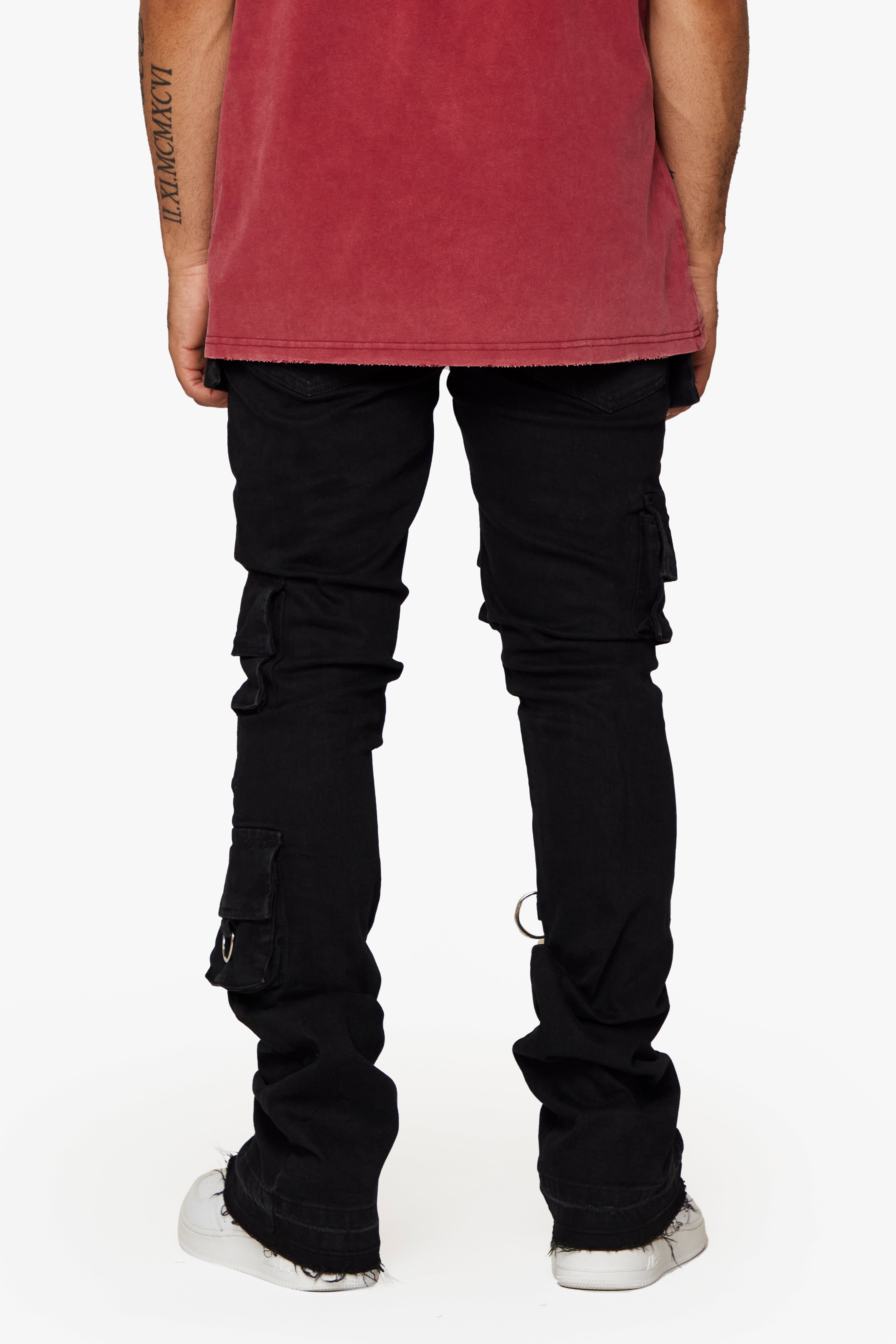 ESNTL LAB STACKED "E.L COMANDO" BLACK