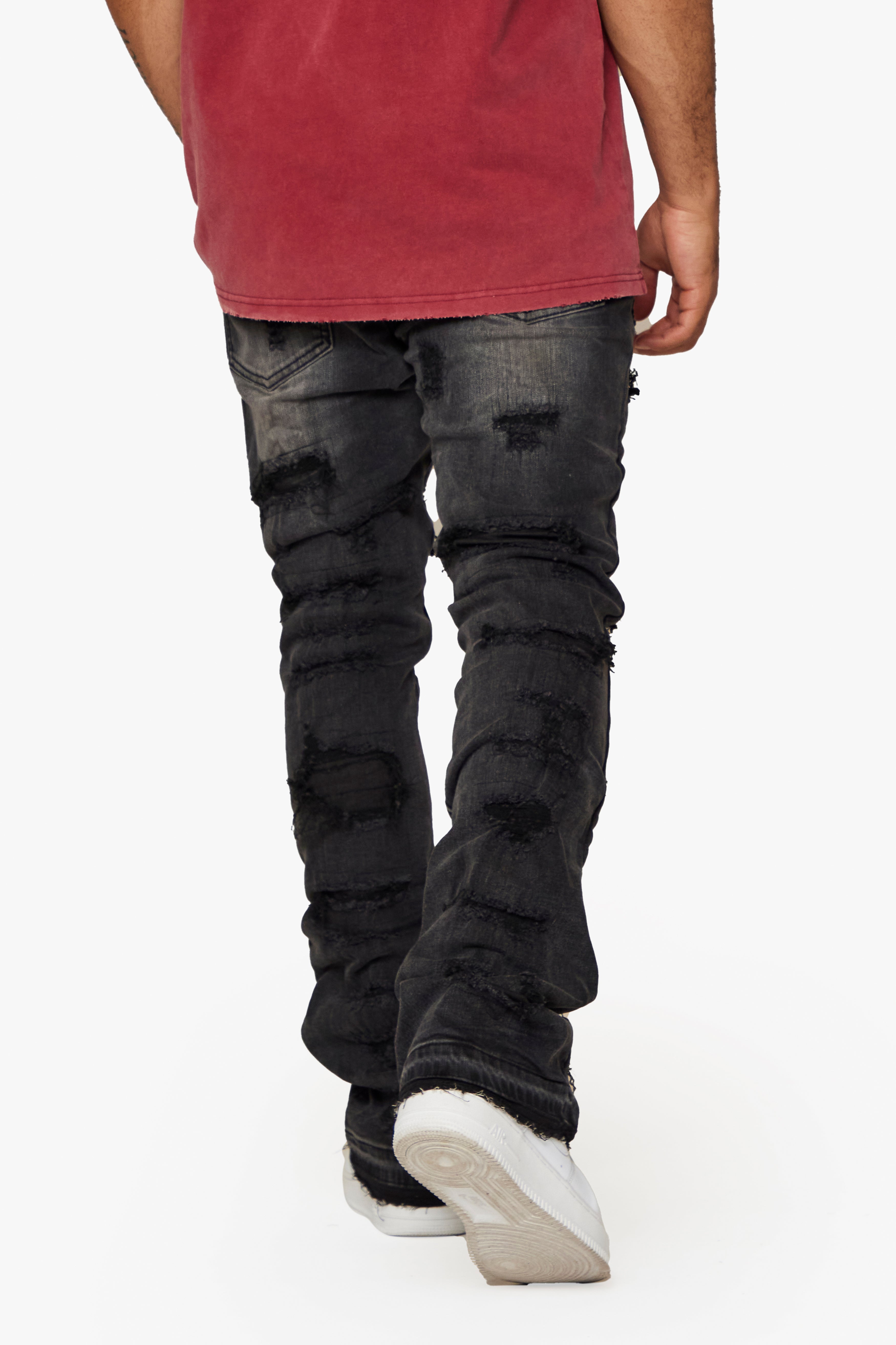 ESNTL LAB JEANS "SPARROW" BLACK WASH
