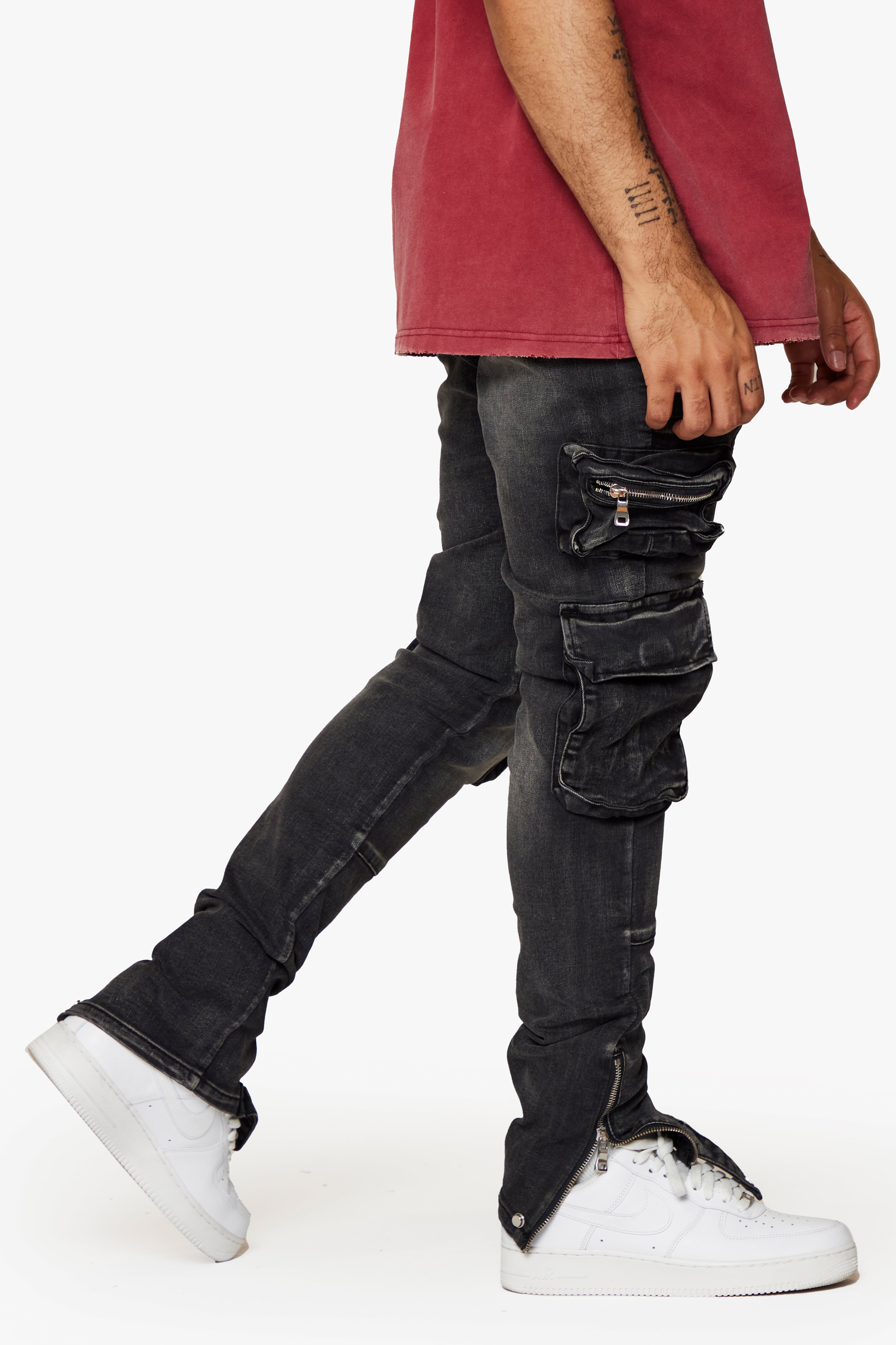 ESNTL LAB STACKED "RYKER" GREY WASH