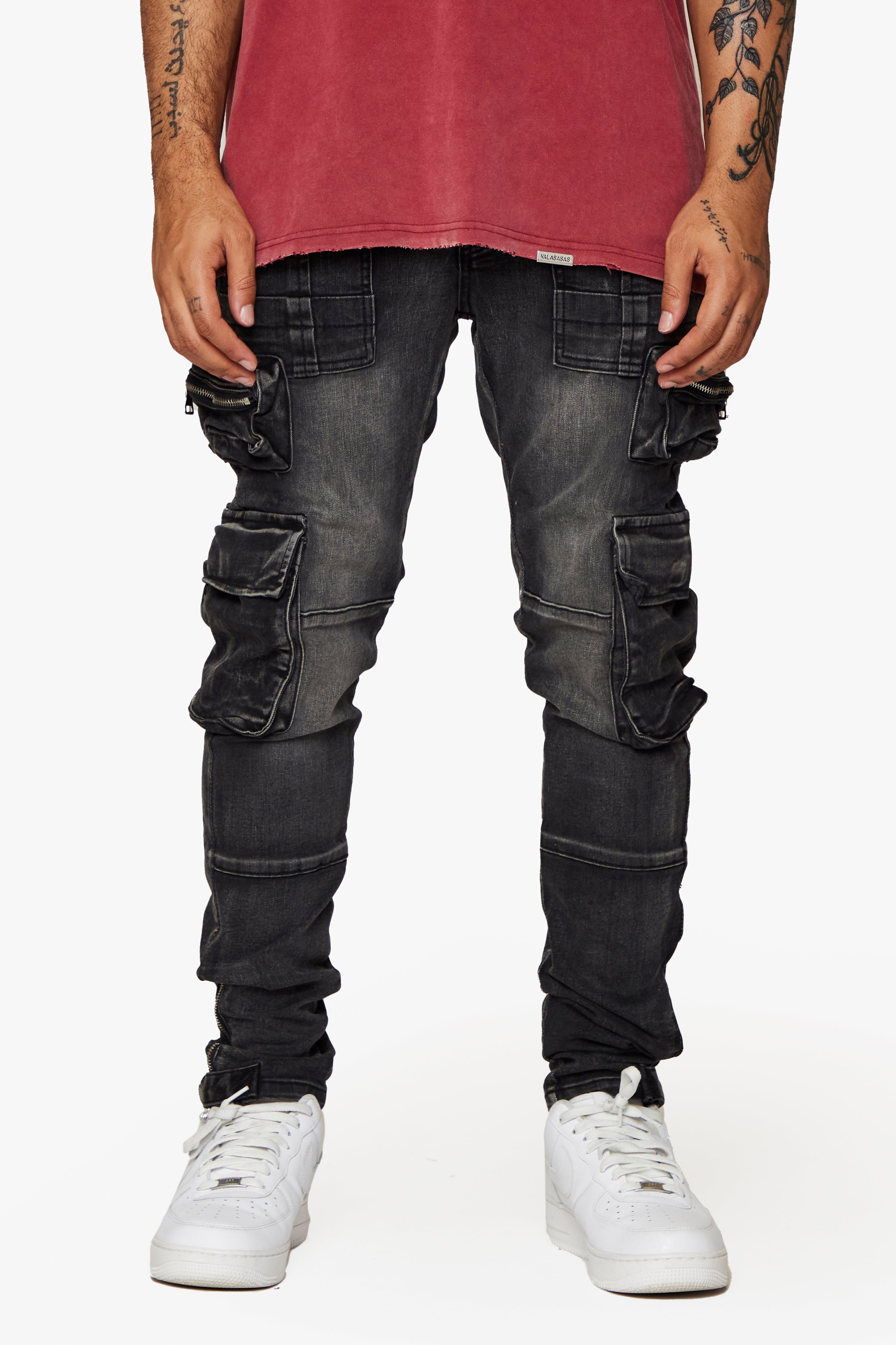ESNTL LAB STACKED "RYKER" GREY WASH
