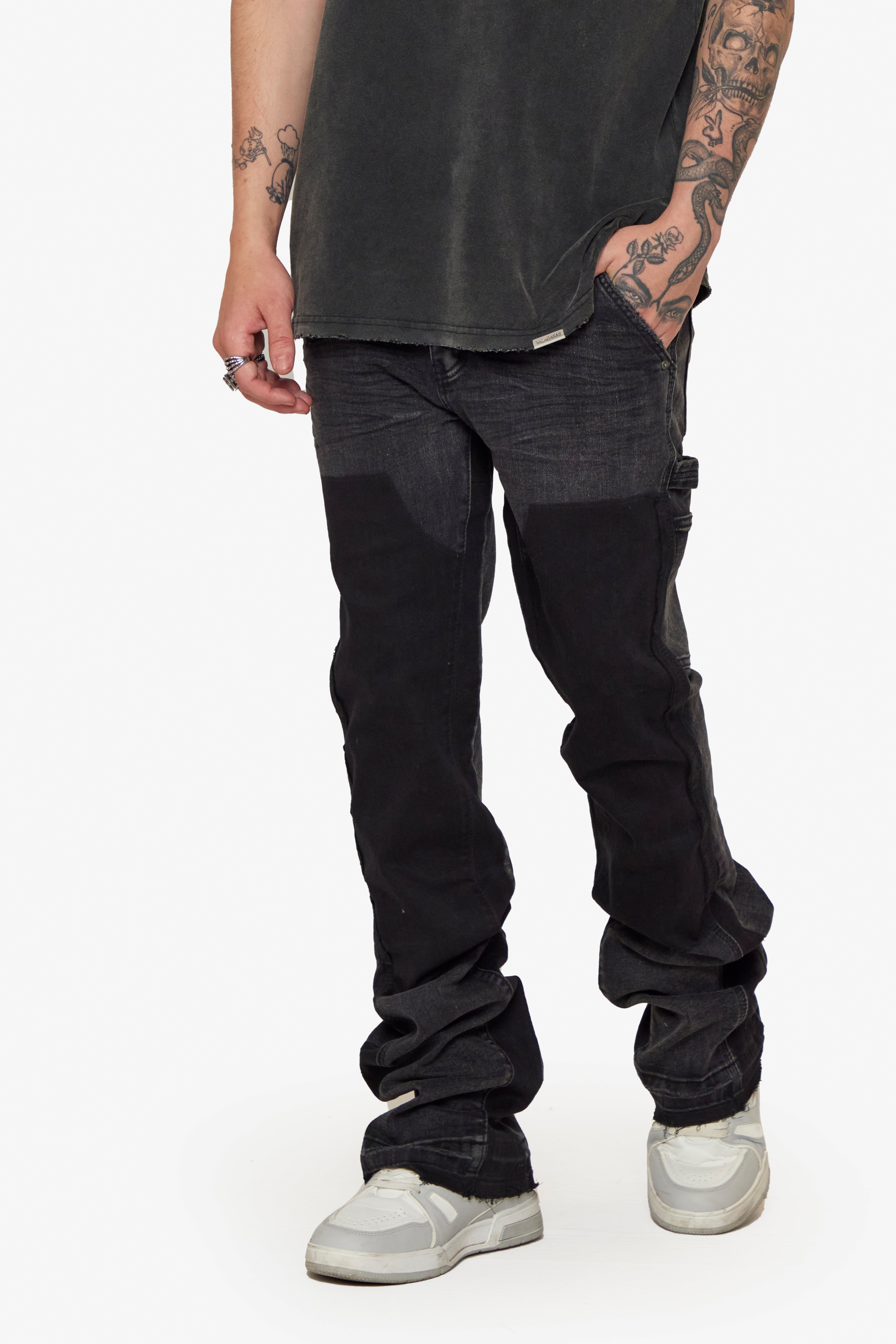 ESNTL LAB STACKED "TAMA" GREY WASH