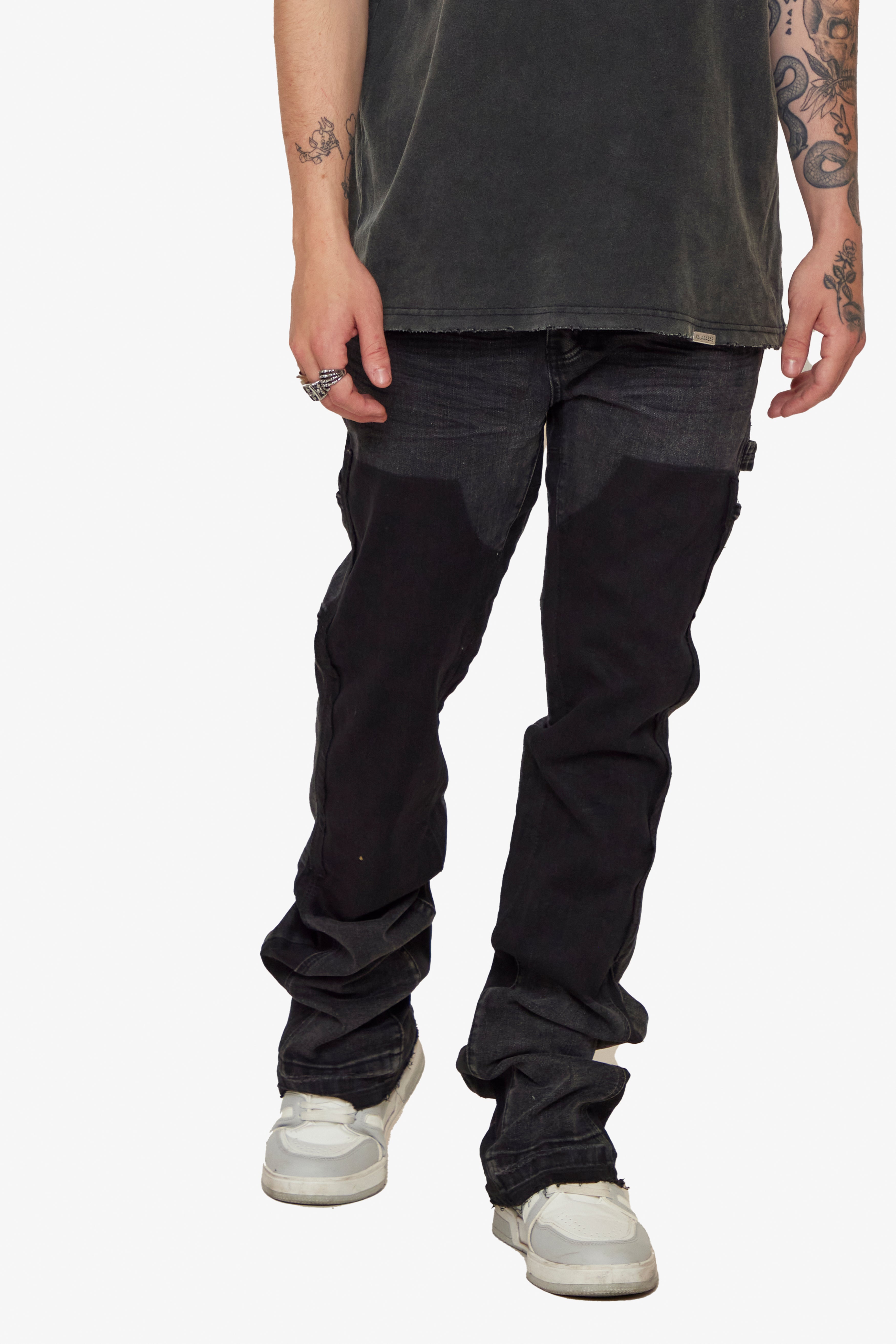 ESNTL LAB STACKED "TAMA" GREY WASH