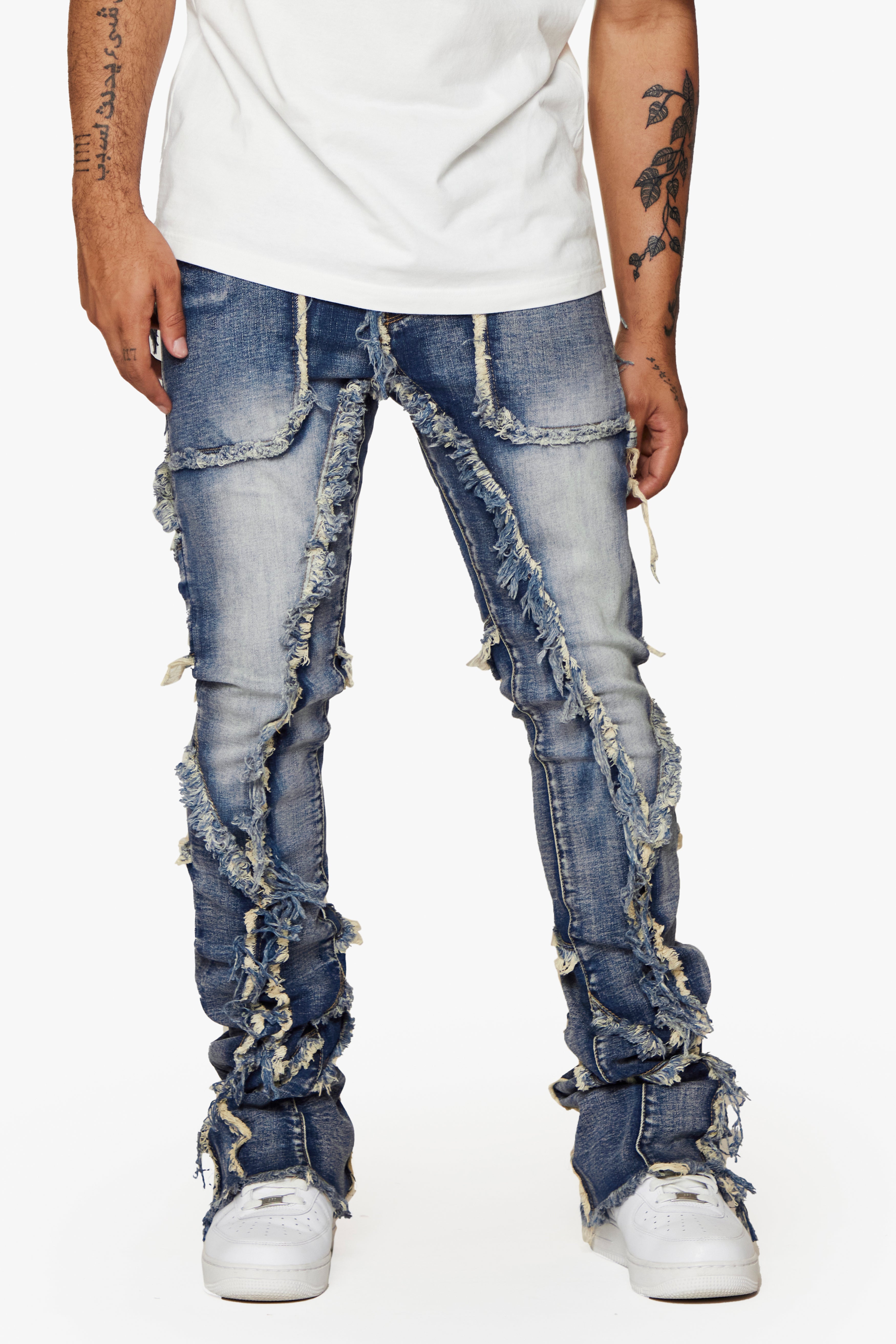 ESNTL LAB JEANS "BRUNO" LT. WASH