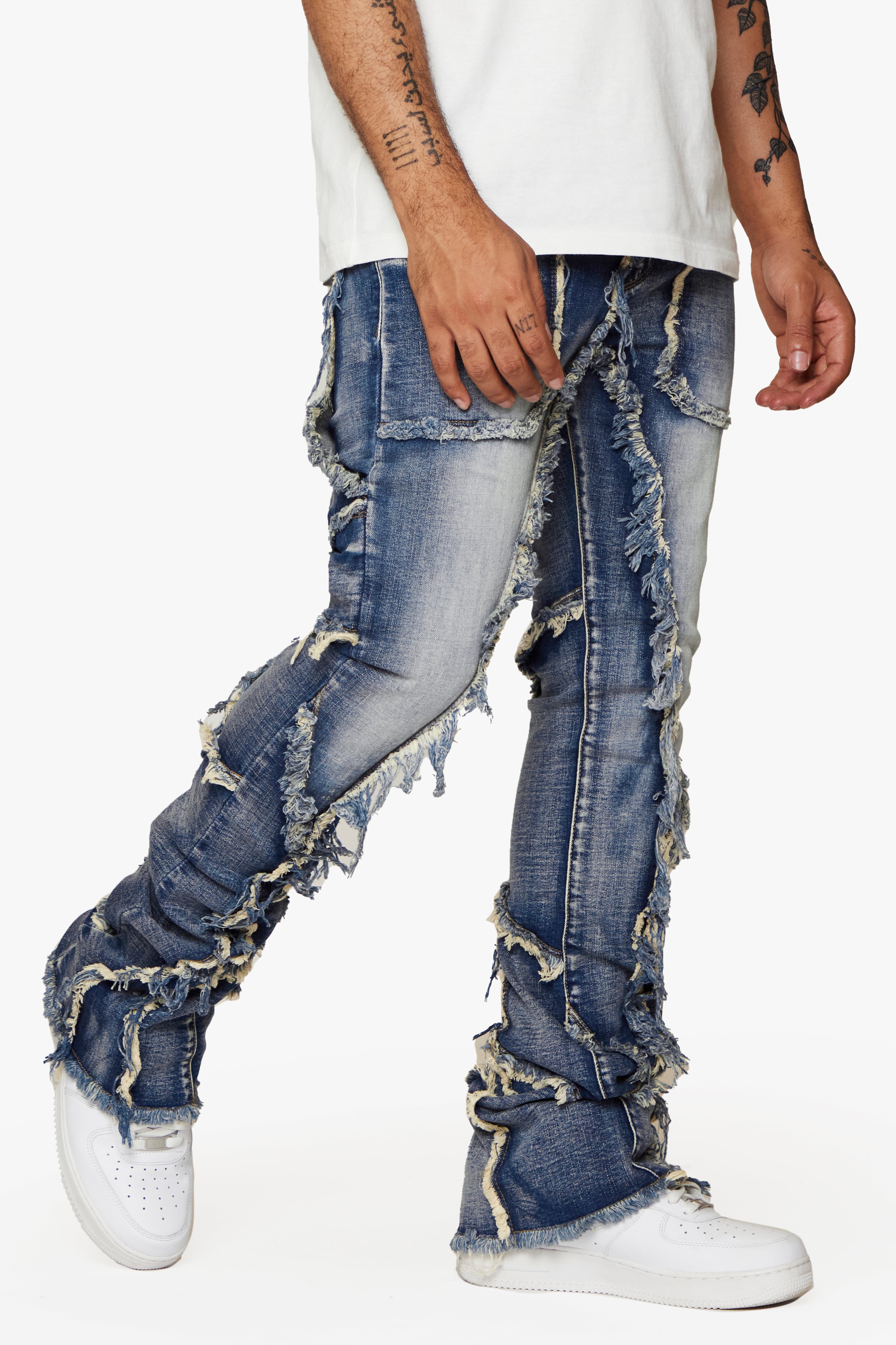 ESNTL LAB JEANS "BRUNO" LT. WASH