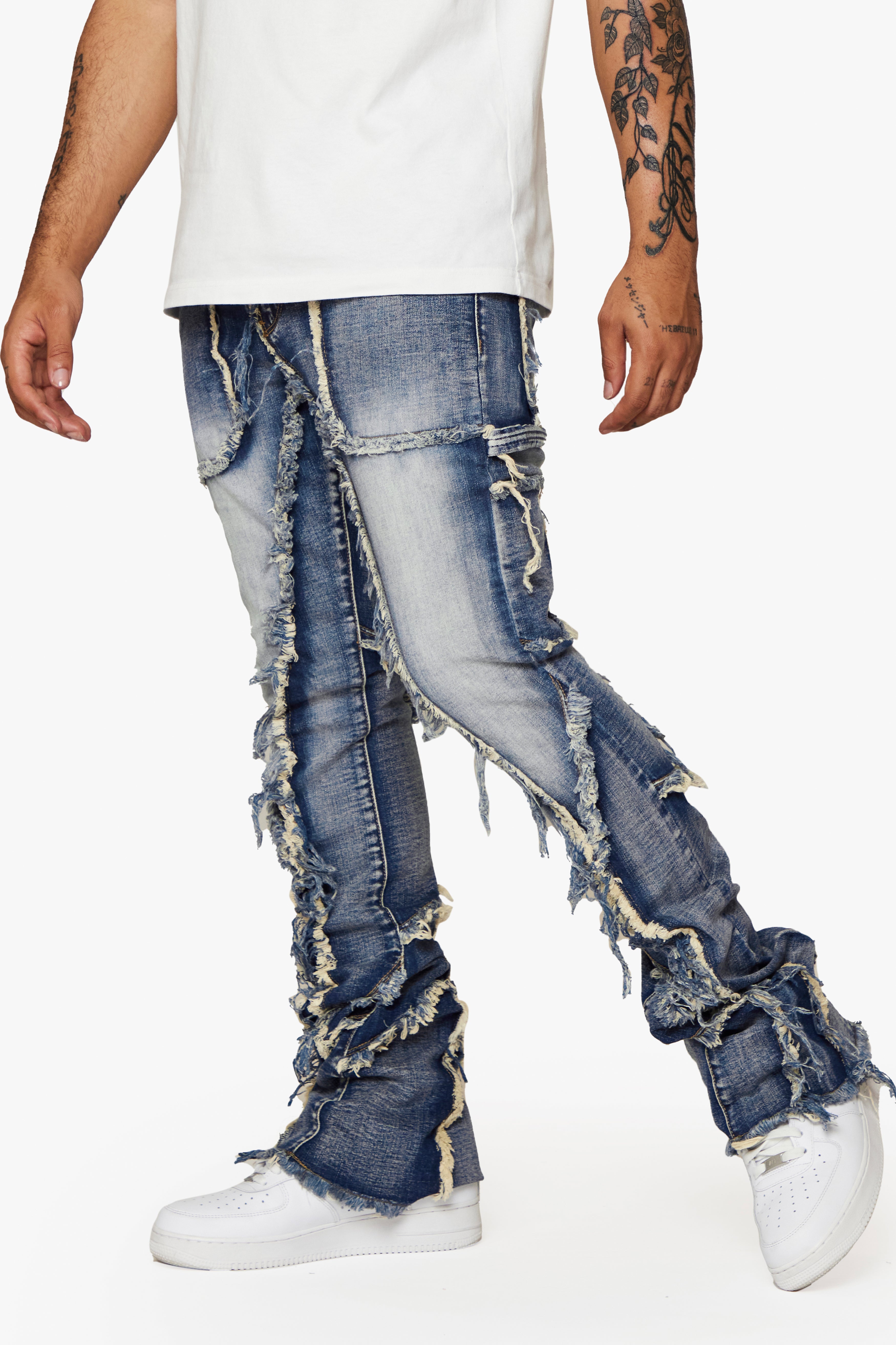 ESNTL LAB JEANS "BRUNO" LT. WASH