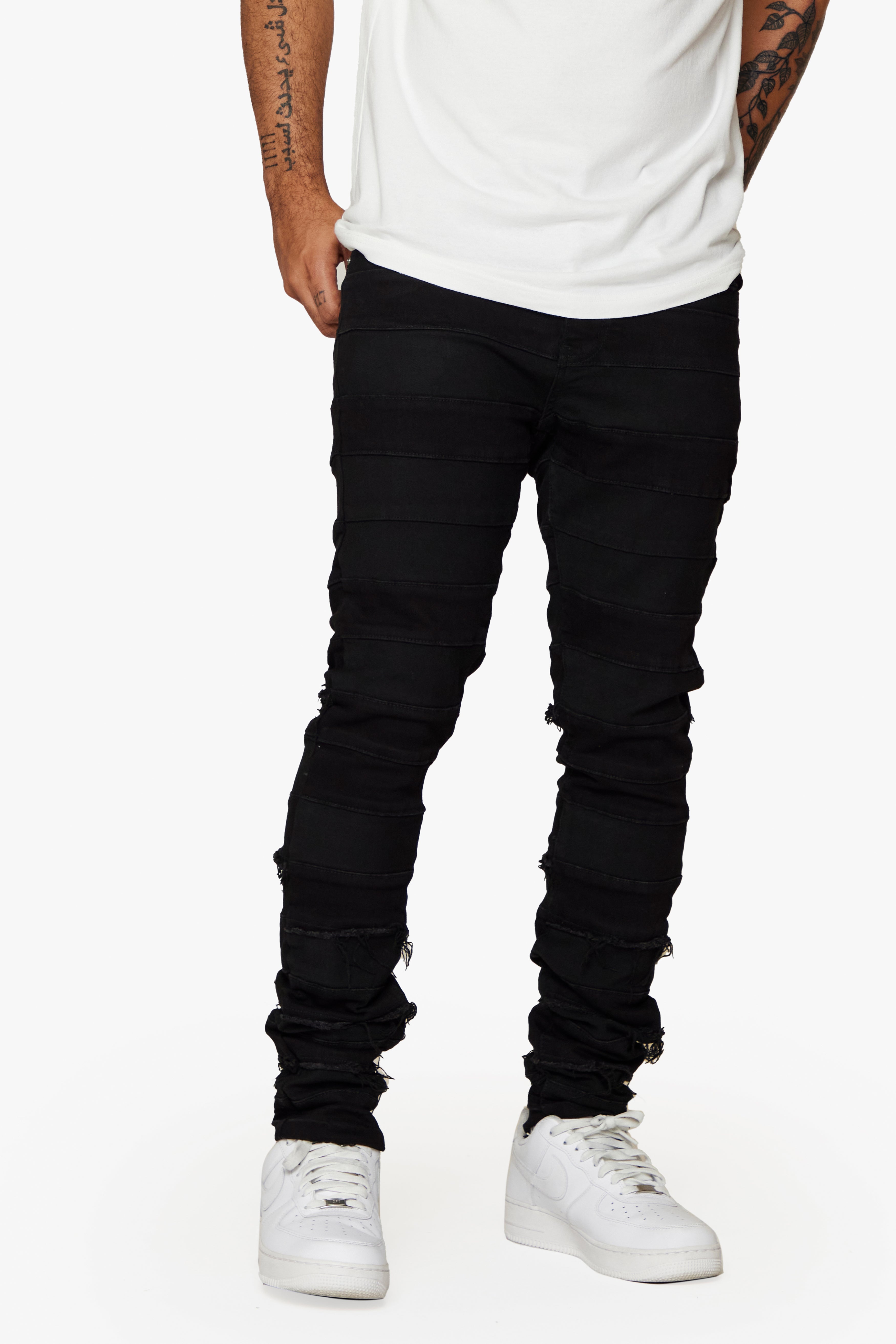 ESNTL LAB JEANS "REPLICA" BLACK