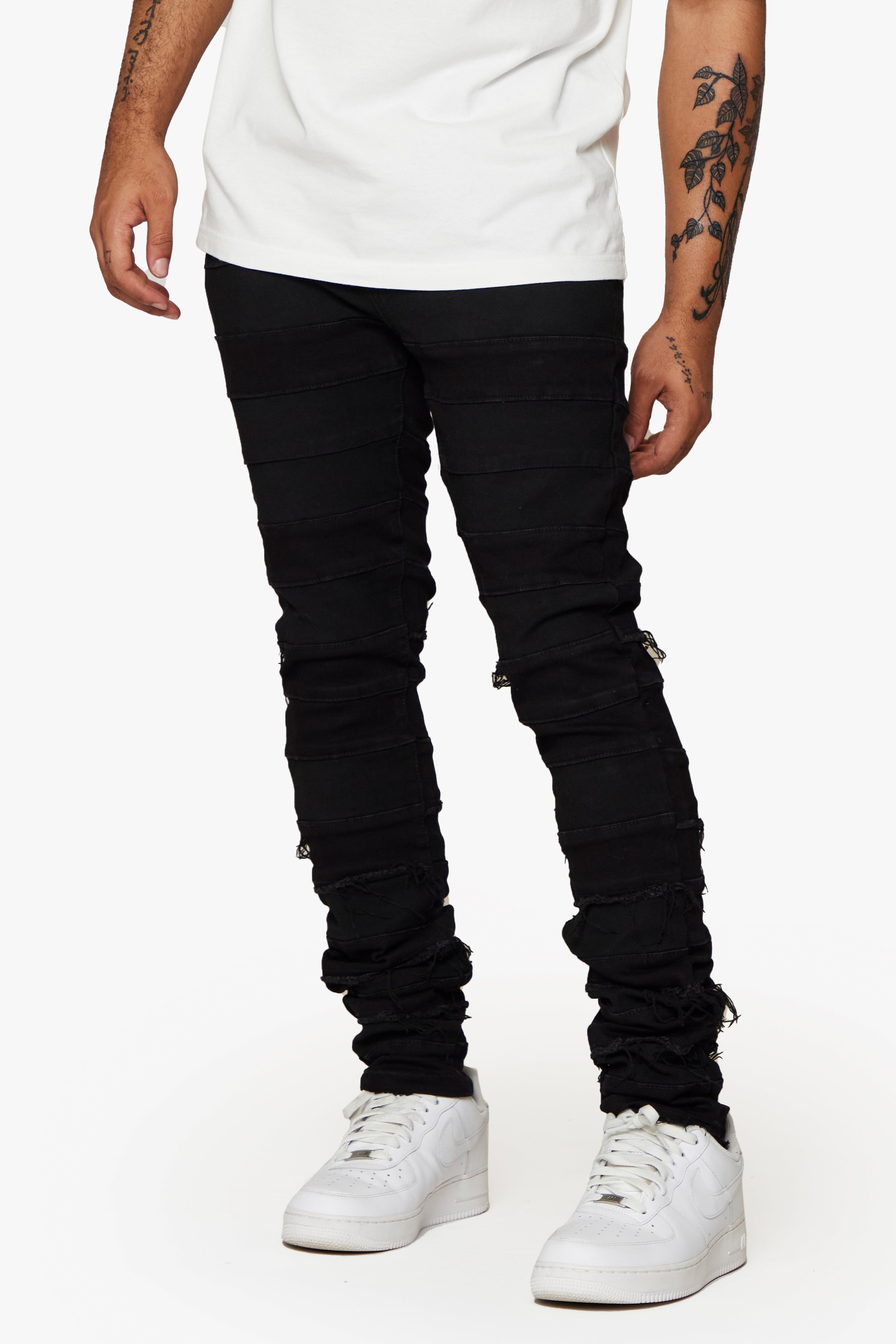 ESNTL LAB JEANS "REPLICA" BLACK