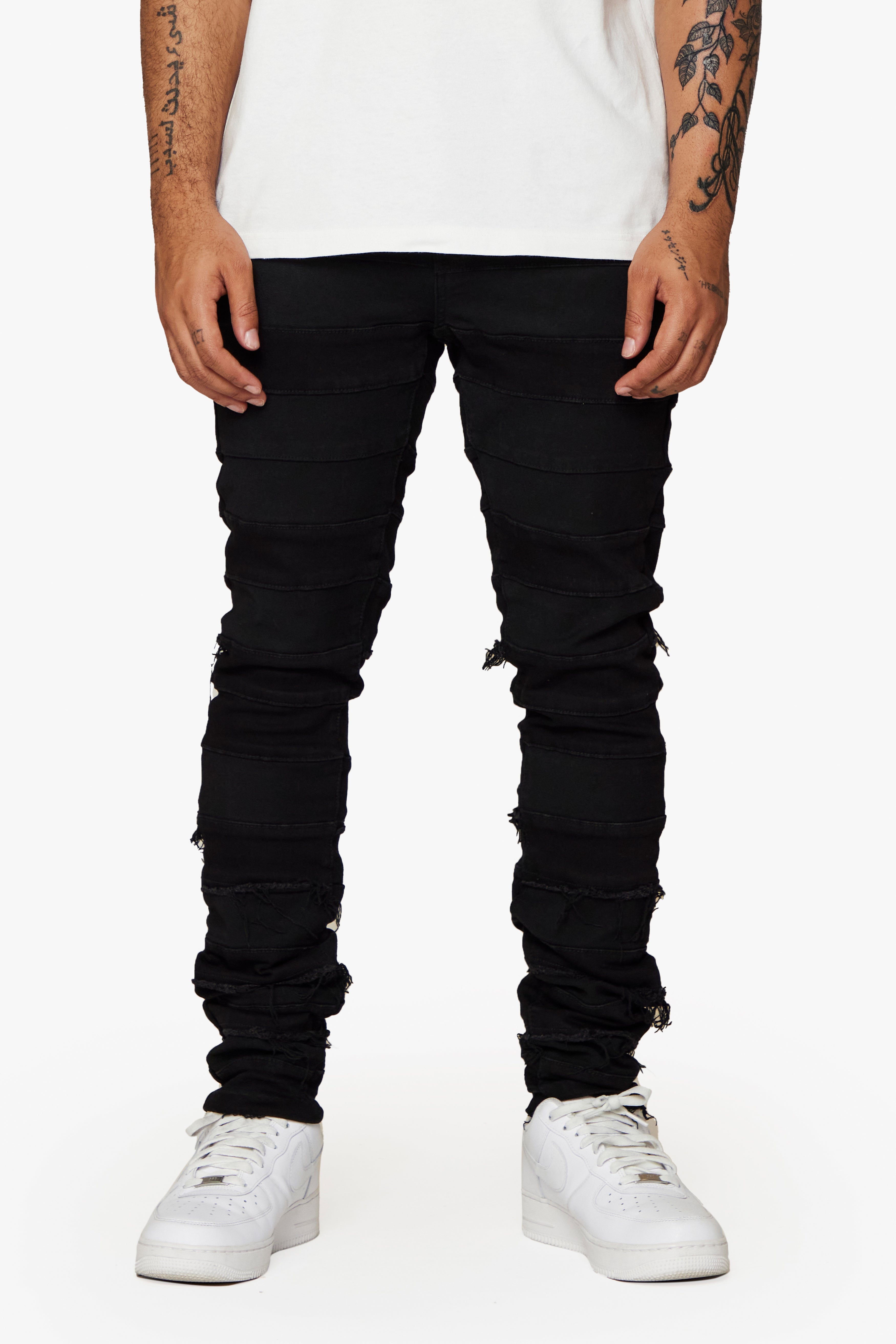 ESNTL LAB JEANS "REPLICA" BLACK