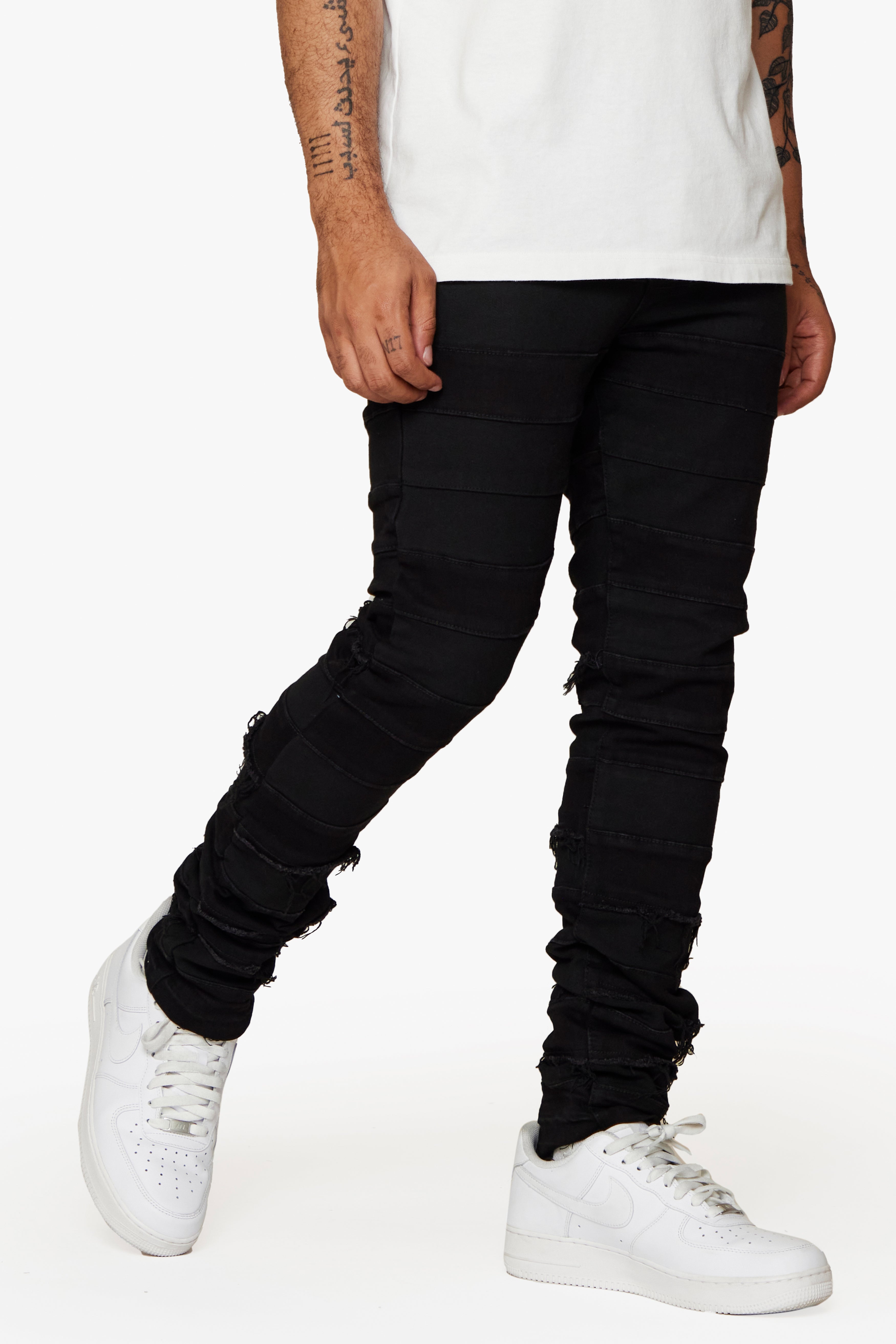 ESNTL LAB JEANS "REPLICA" BLACK