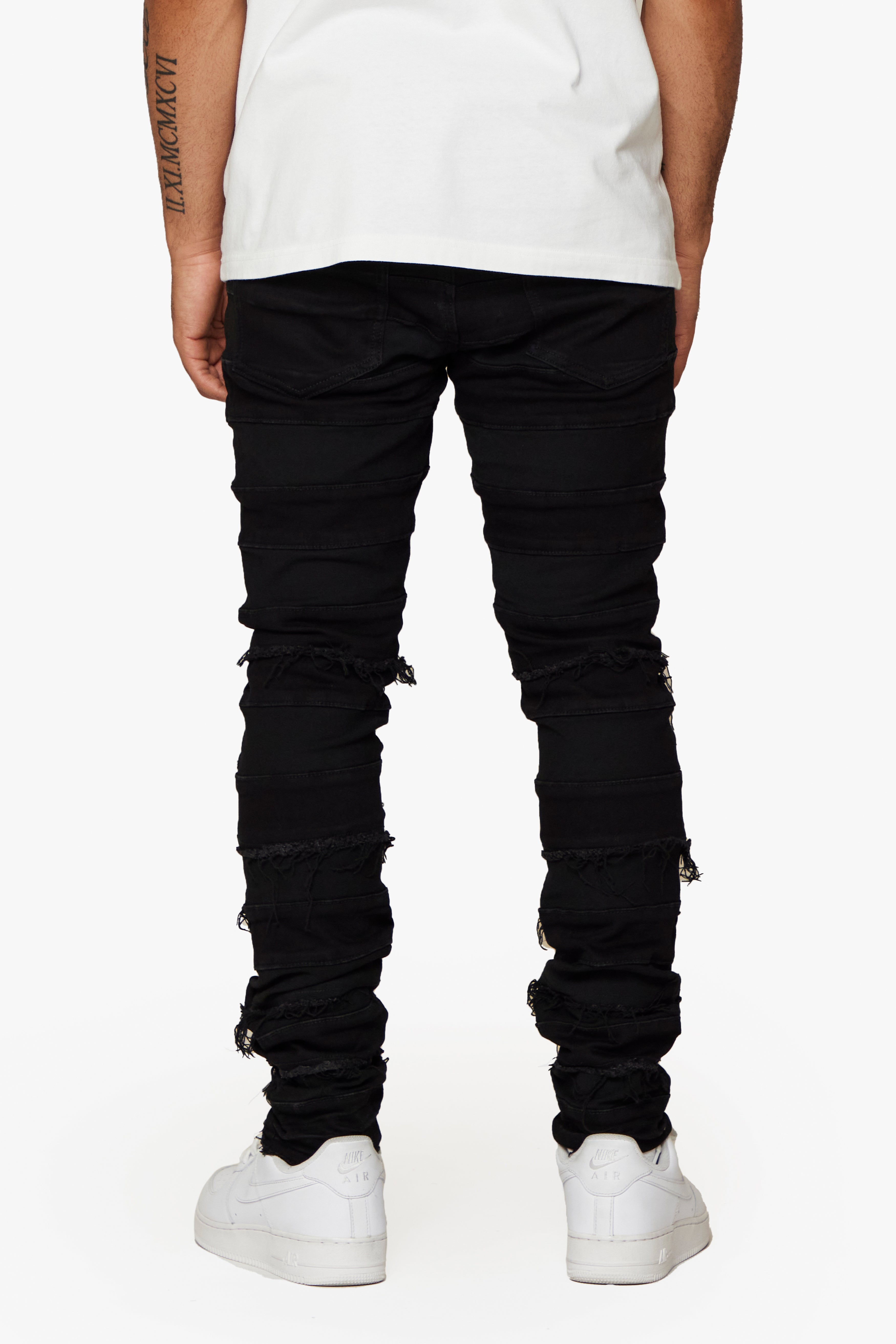 ESNTL LAB JEANS "REPLICA" BLACK