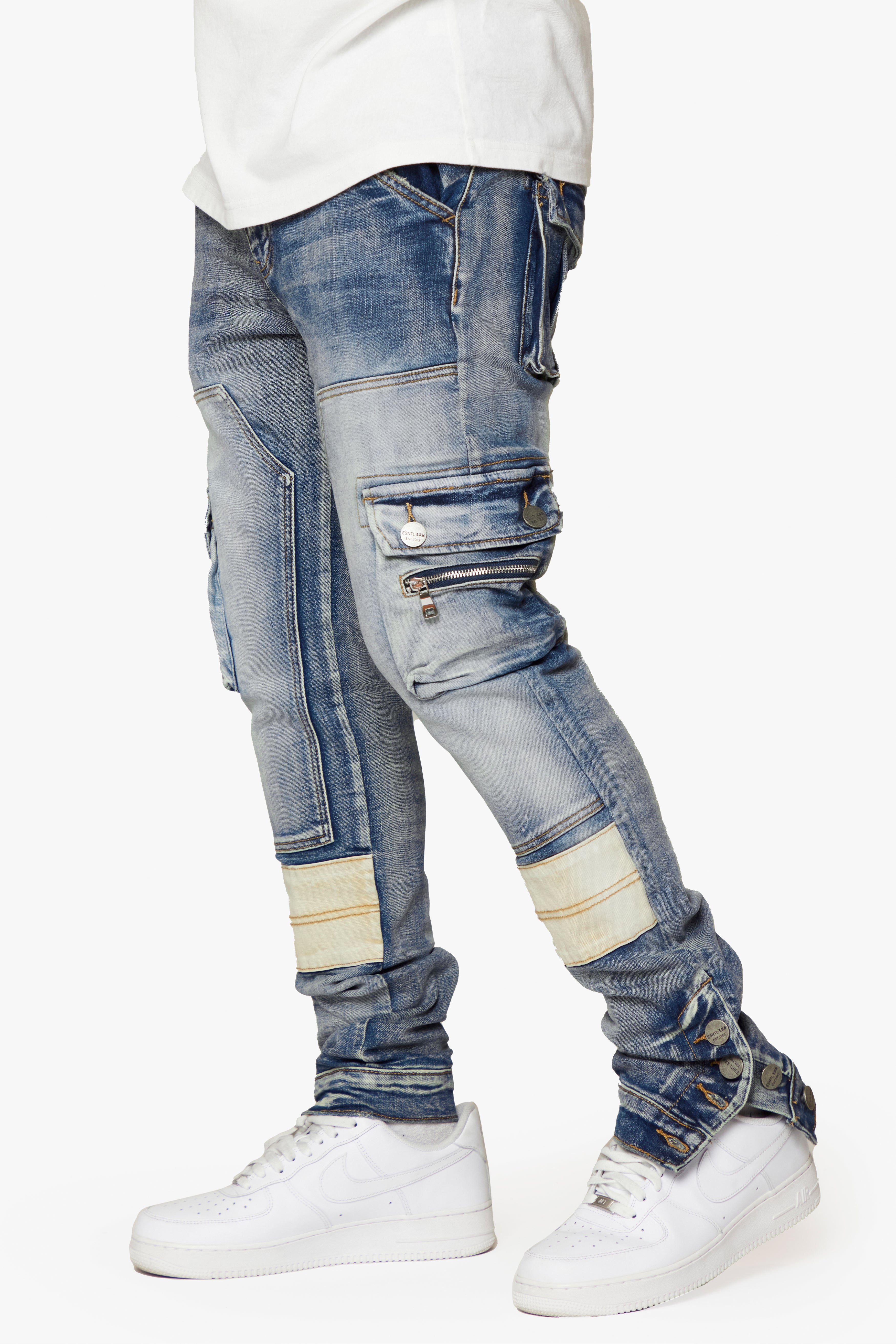 ESNTL LAB JEANS "E.L CAMINO" LT. WASH