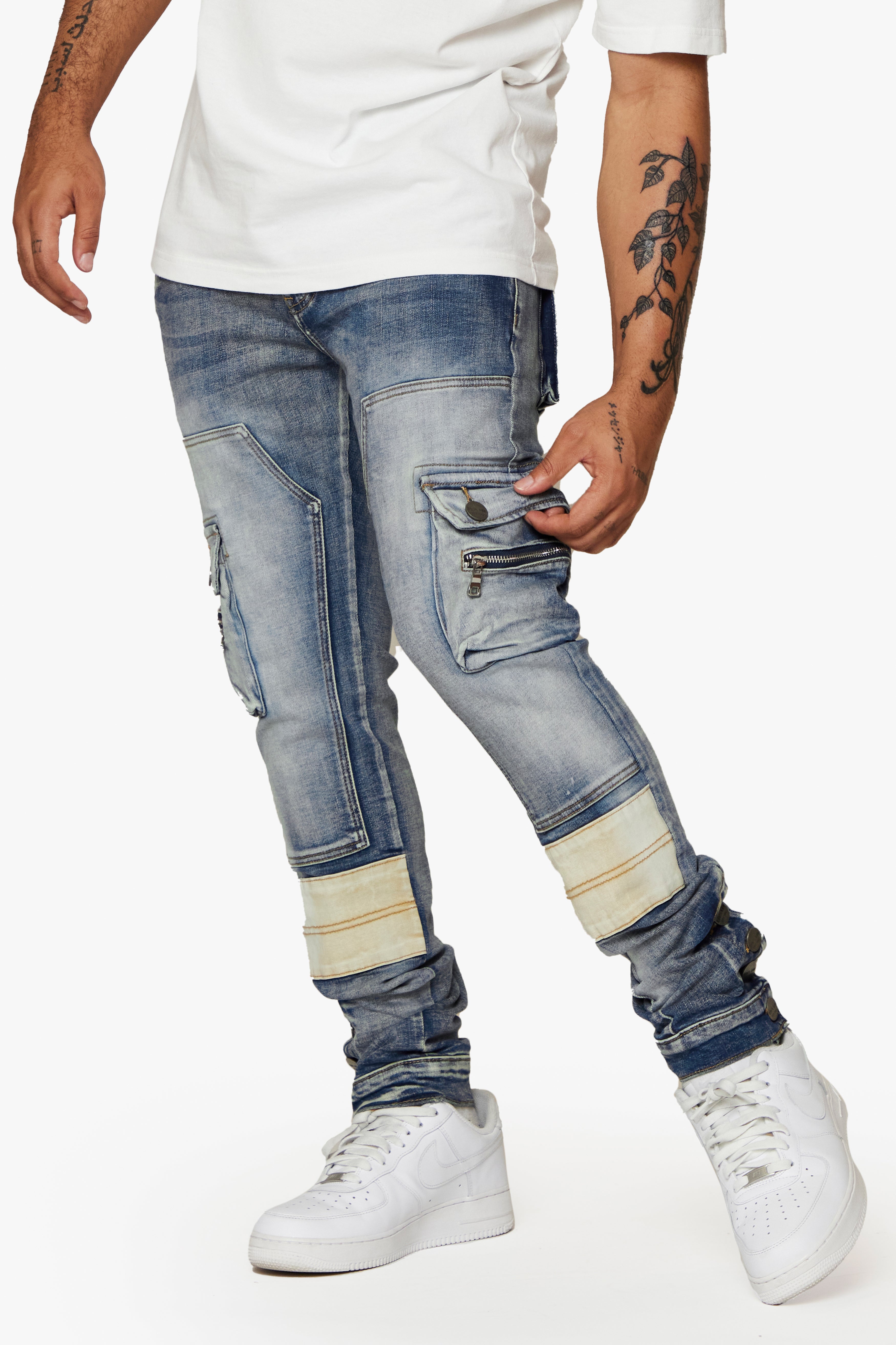 ESNTL LAB JEANS "E.L CAMINO" LT. WASH