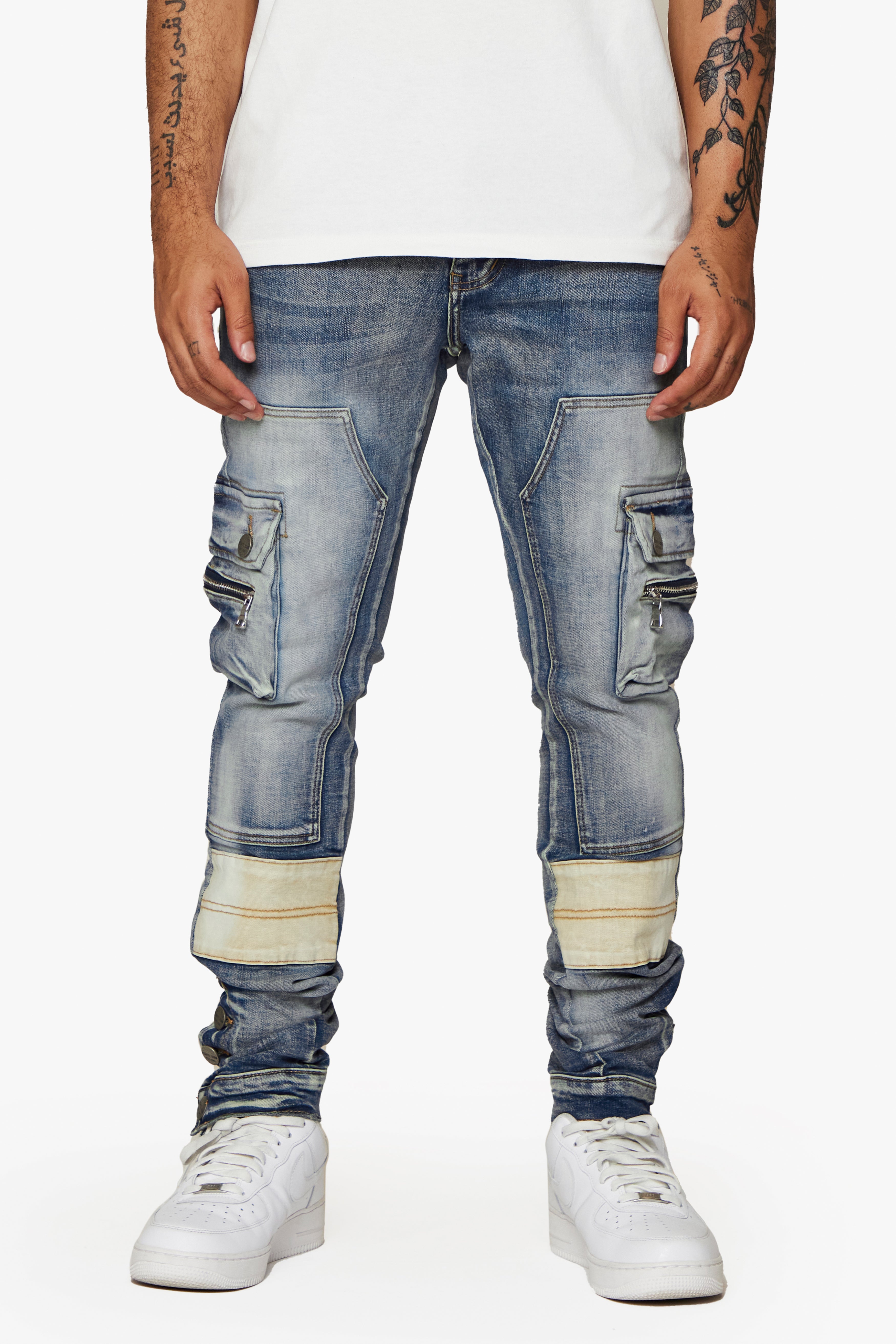 ESNTL LAB JEANS "E.L CAMINO" LT. WASH