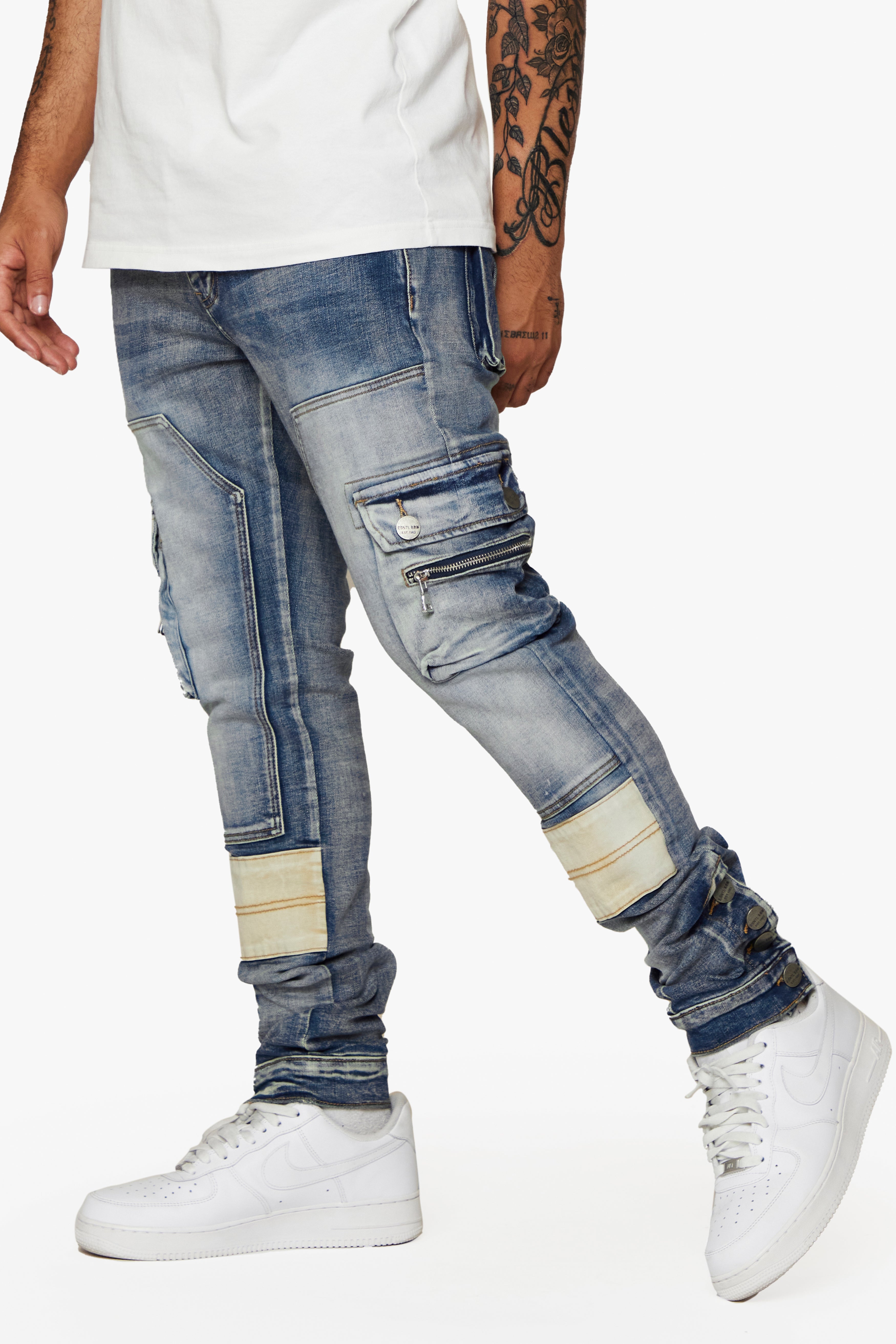ESNTL LAB JEANS "E.L CAMINO" LT. WASH