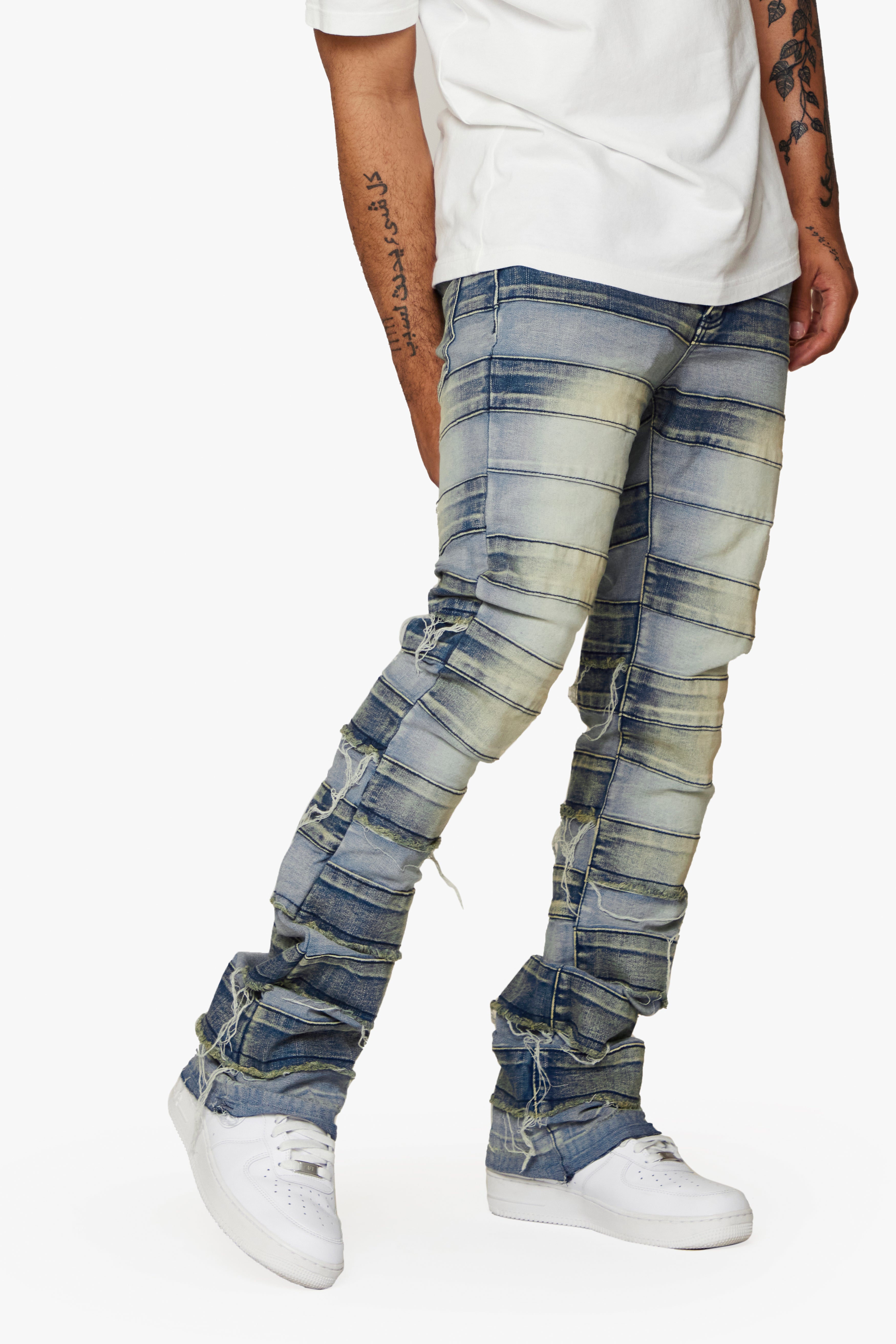 ESNTL LAB JEANS "REPLICA" LT. WASH