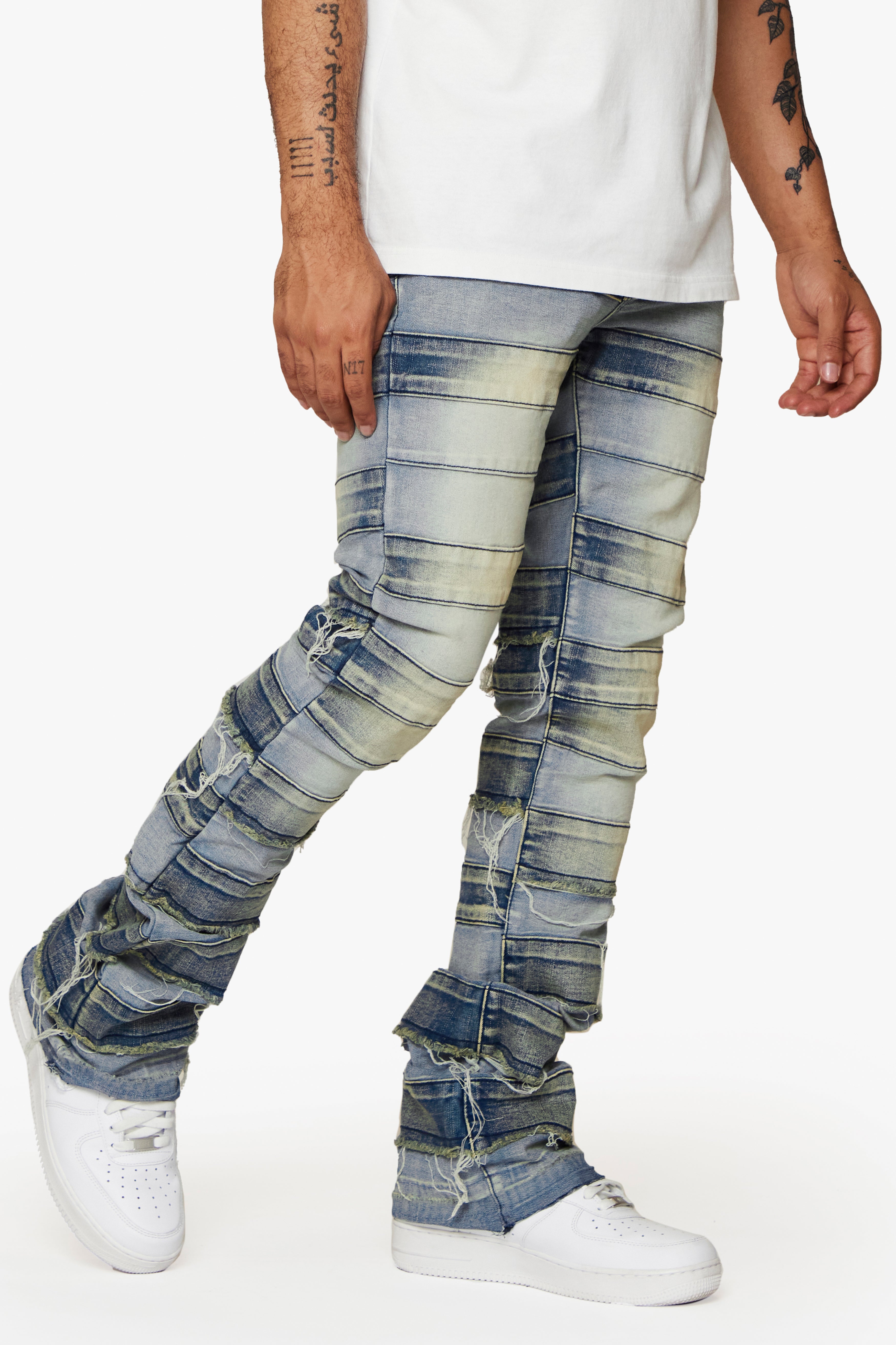 ESNTL LAB JEANS "REPLICA" LT. WASH