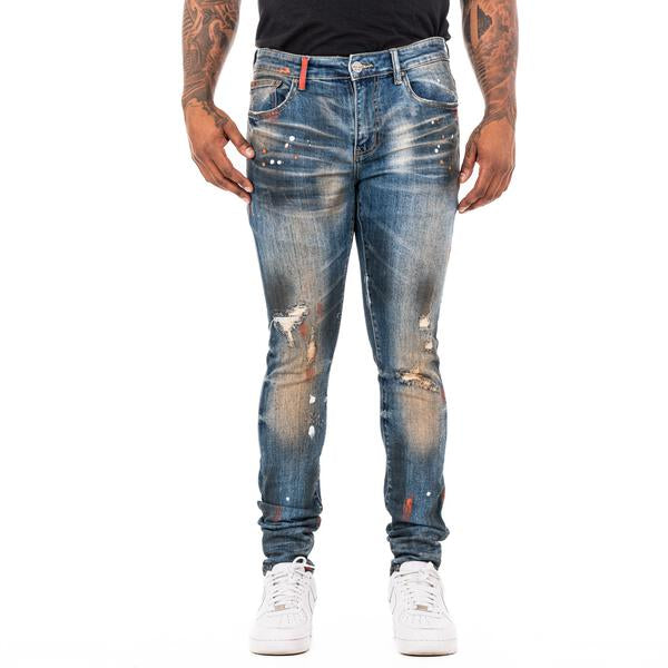 ESNTL LAB JEANS "POTENT" OIL WASH