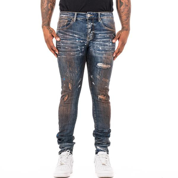 ESNTL LAB JEANS "STIFF" BRONZE WASH