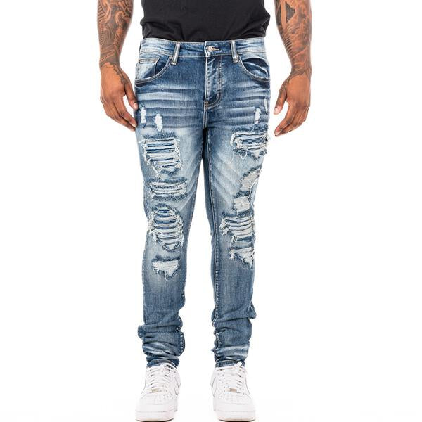 ESNTL LAB JEANS "RANKER" BLUE