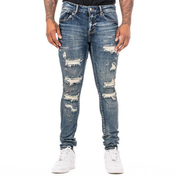 ESNTL LAB JEANS "AYUB" LT WASH