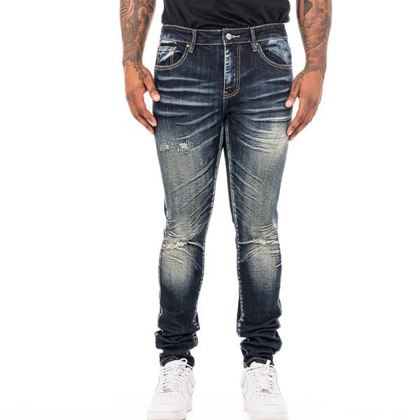 ESNTL LAB JEANS "BILAL" DARK BLUE