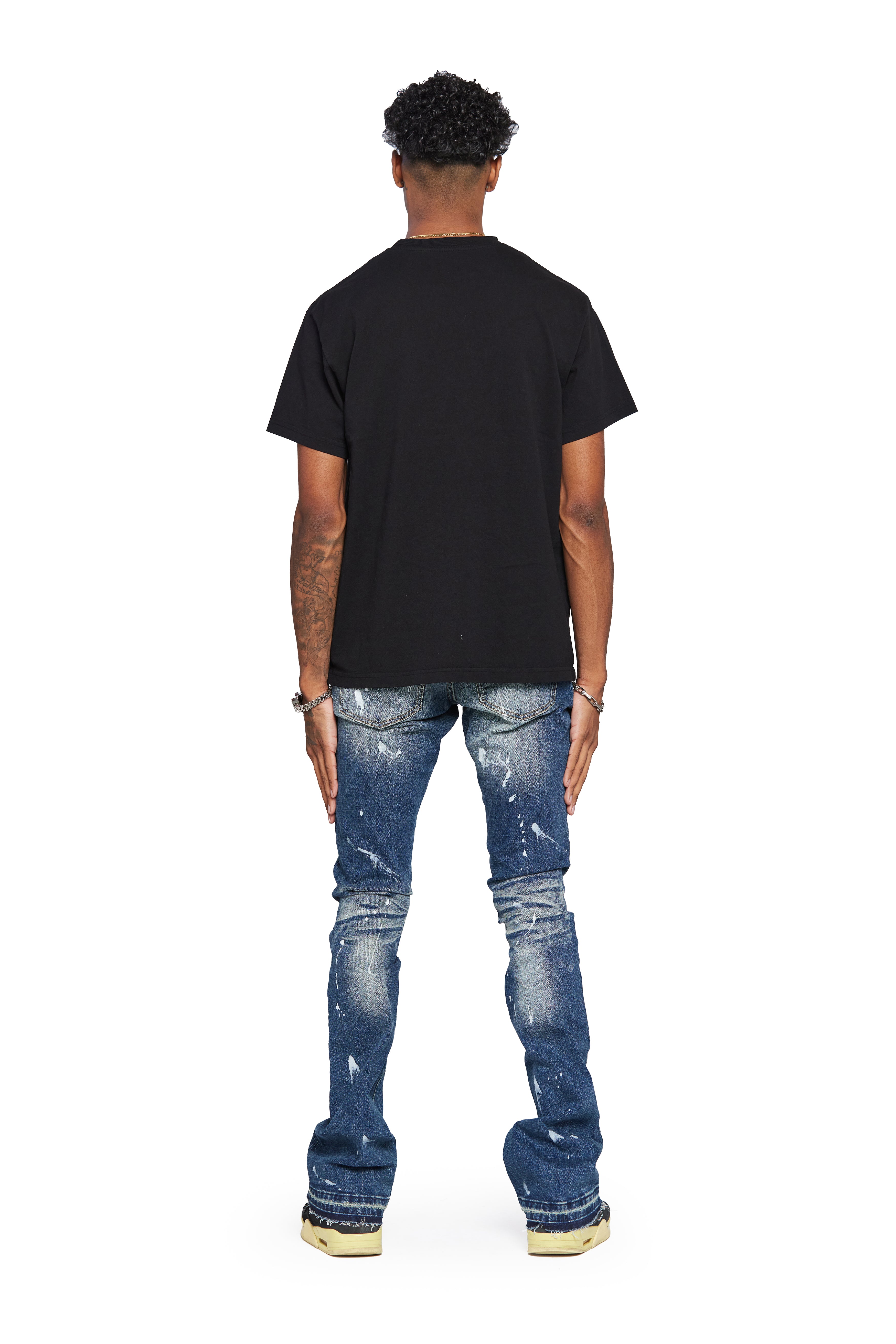 ESNTL LAB STACKED "MR. ESNTL" LT. WASHED