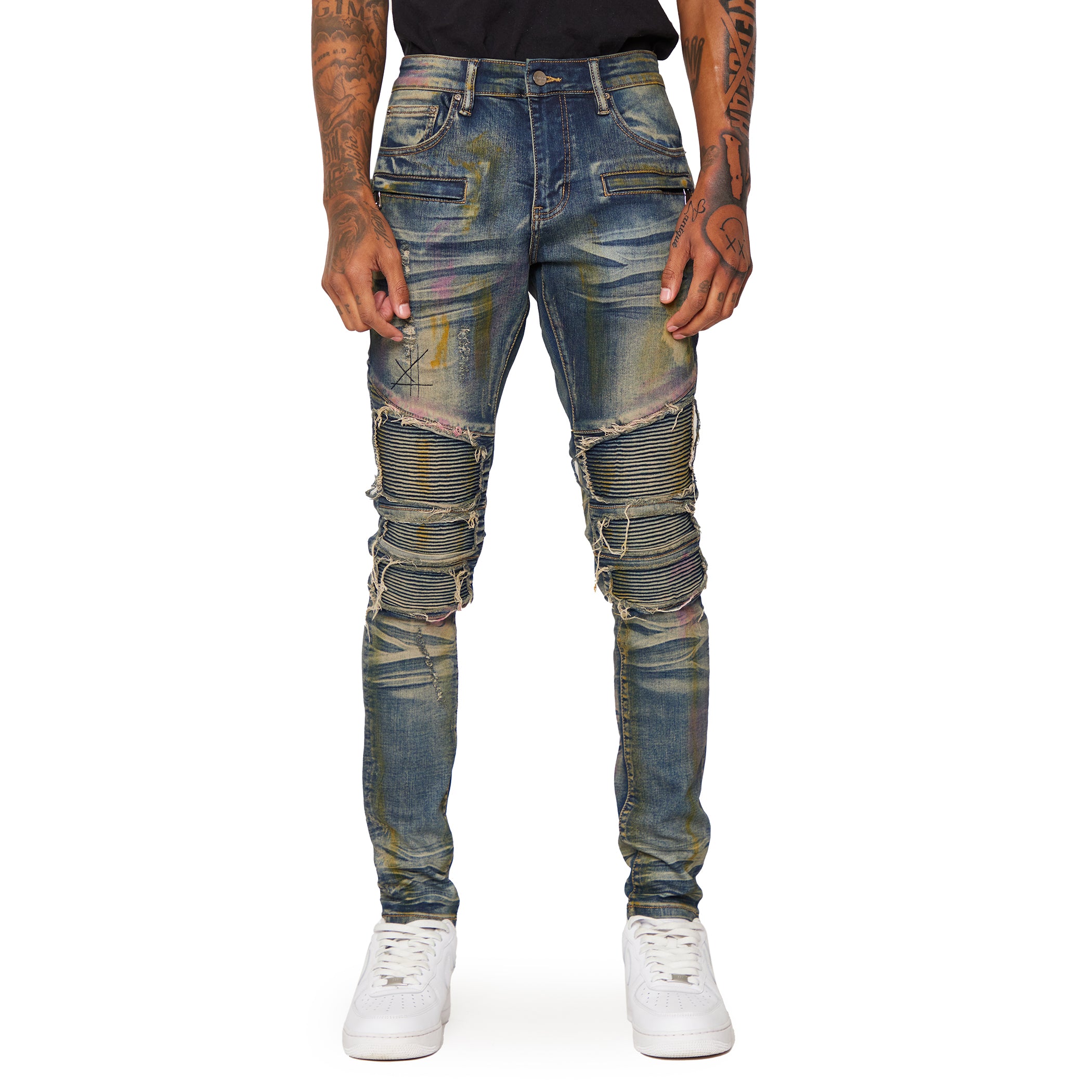 ESNTL LAB JEANS "ALCHEMY" LT.WASH