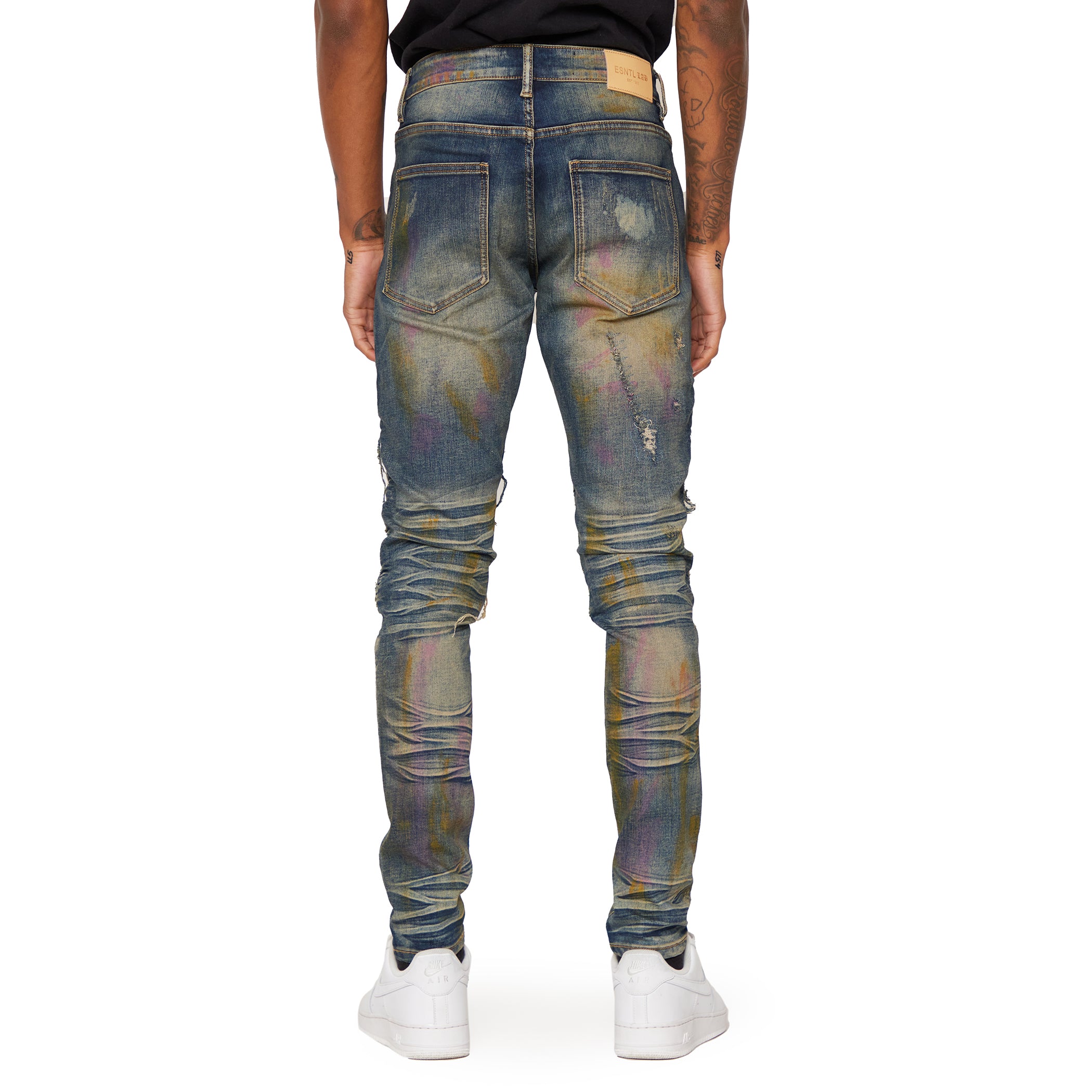 ESNTL LAB JEANS "ALCHEMY" LT.WASH