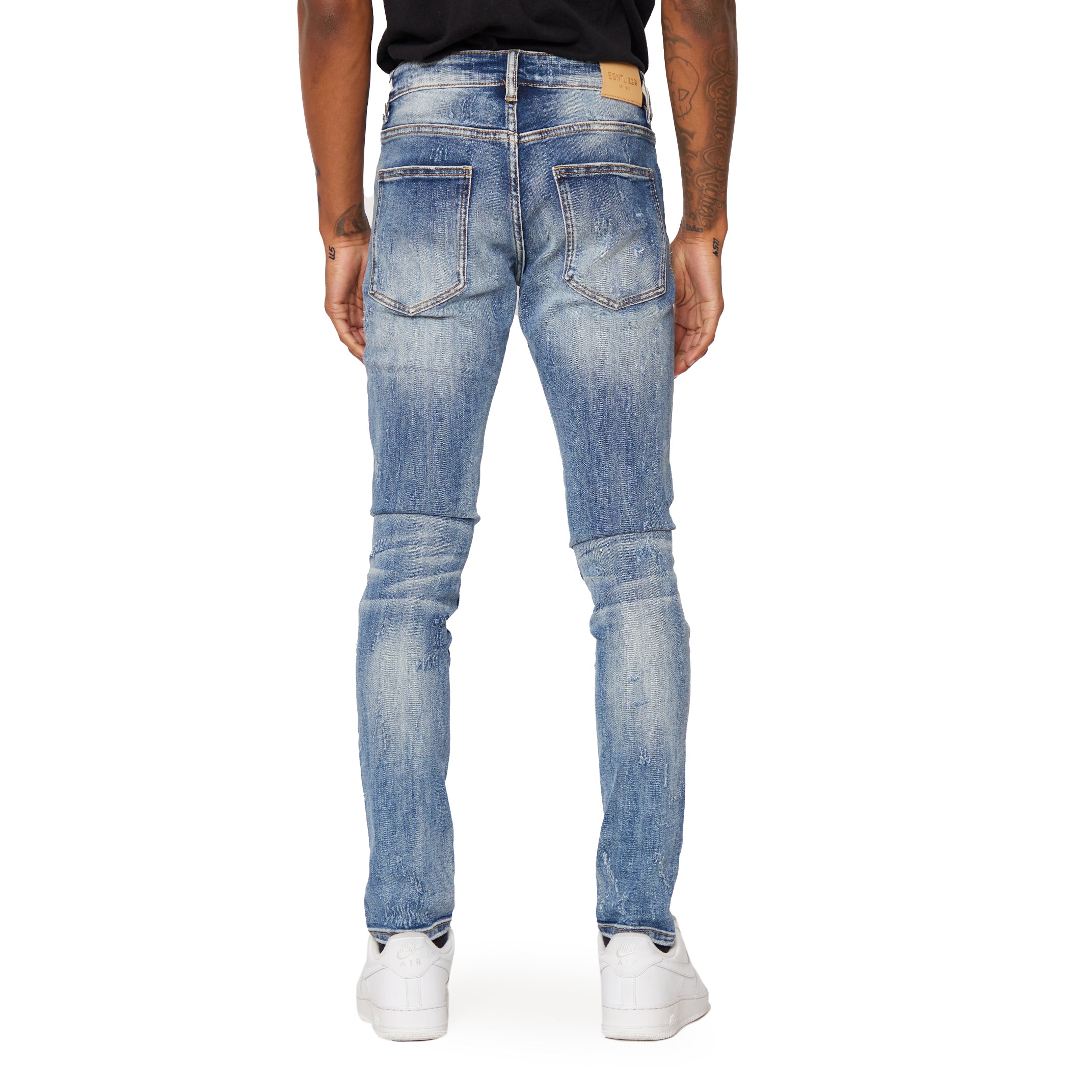 ESNTL LAB JEANS "HYBRID" DARK BLUE