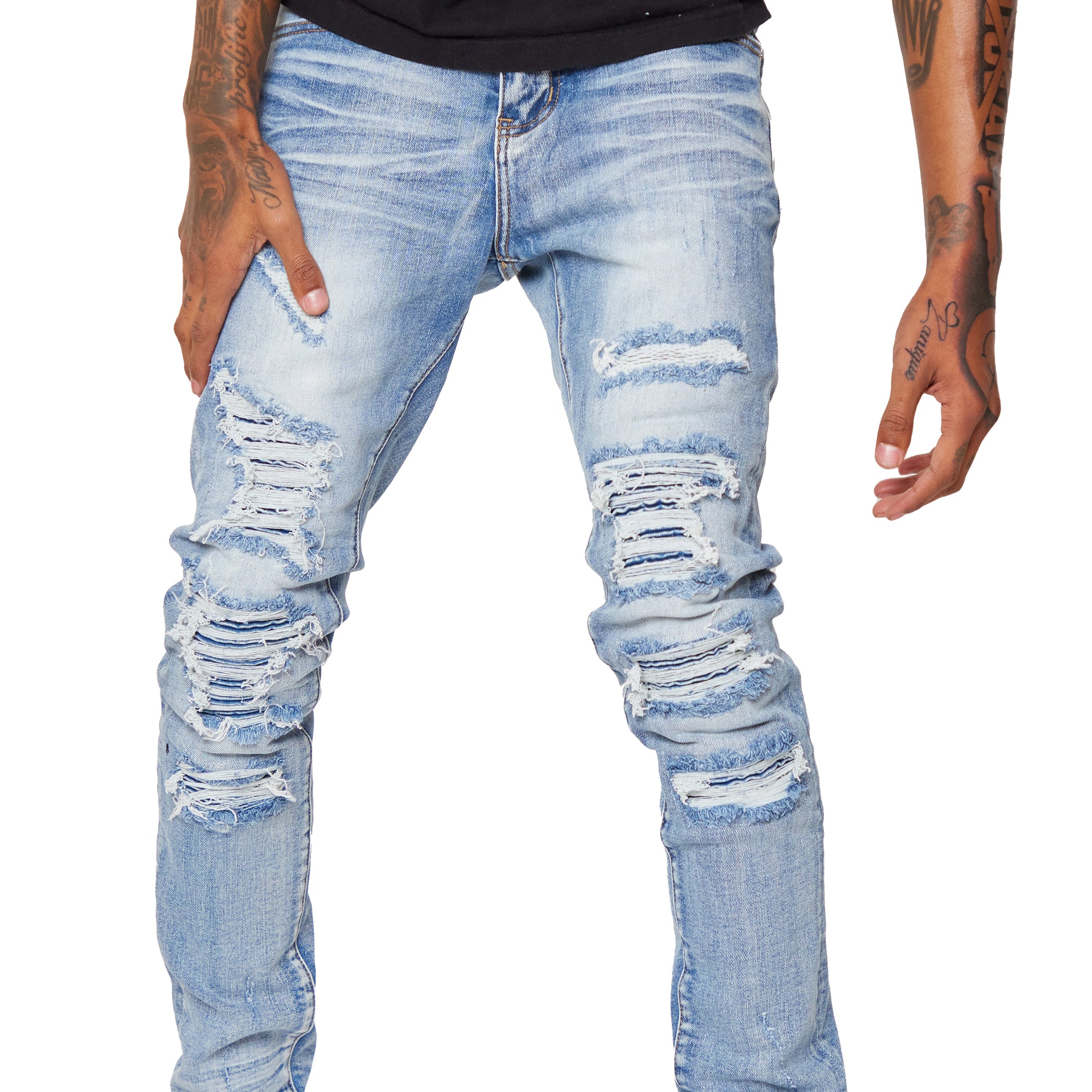 ESNTL LAB JEANS "HYDRO" LT.WASH