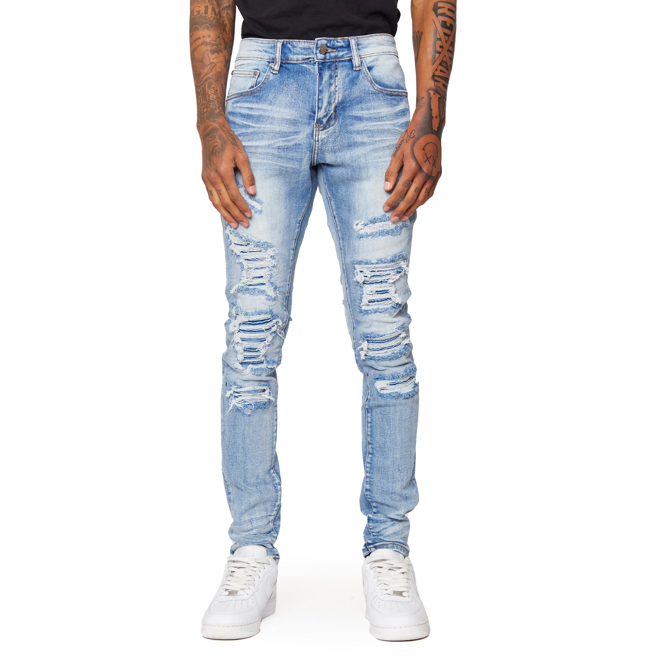 ESNTL LAB JEANS "HYDRO" LT.WASH