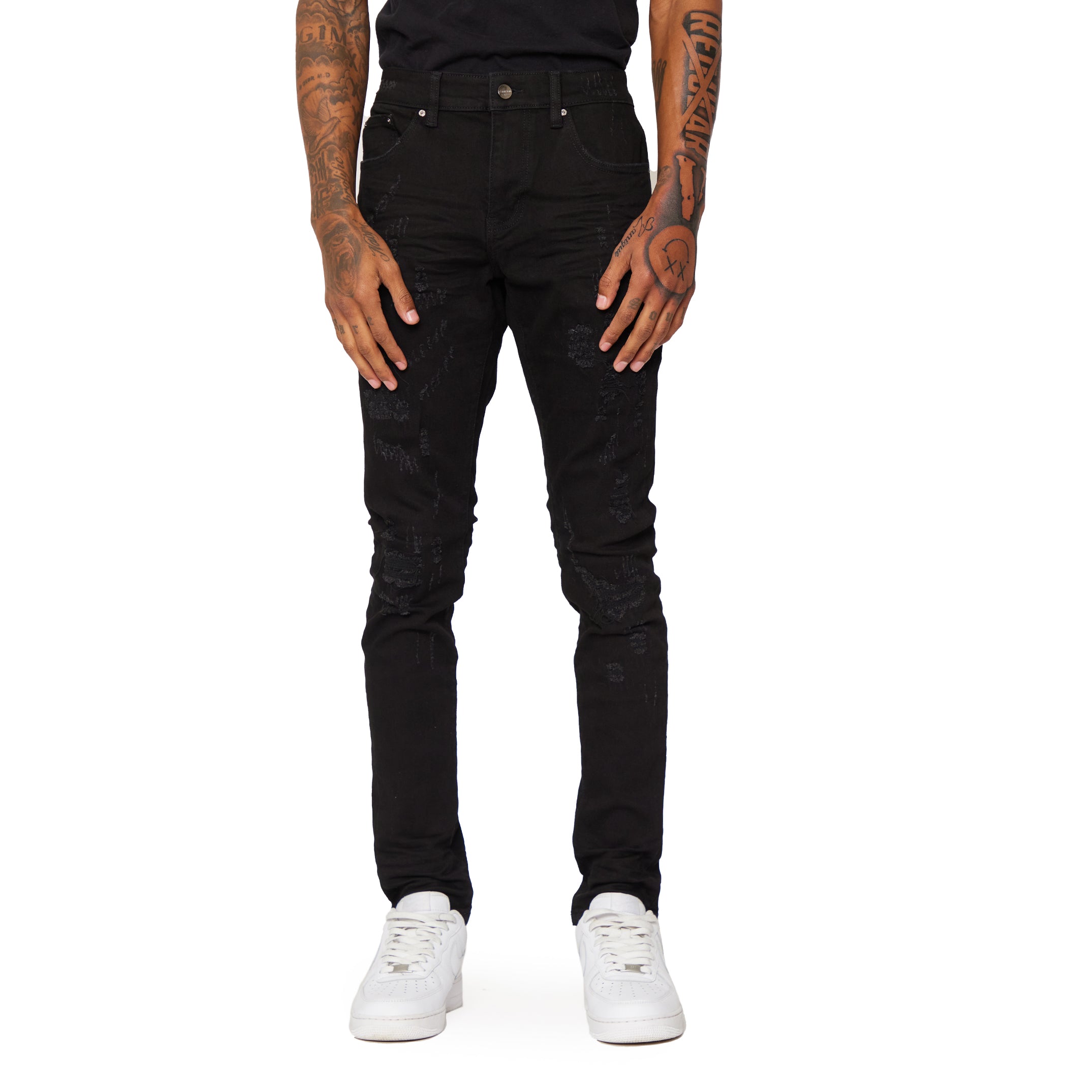 ESNTL LAB JEANS "KOMODO" JET BLACK