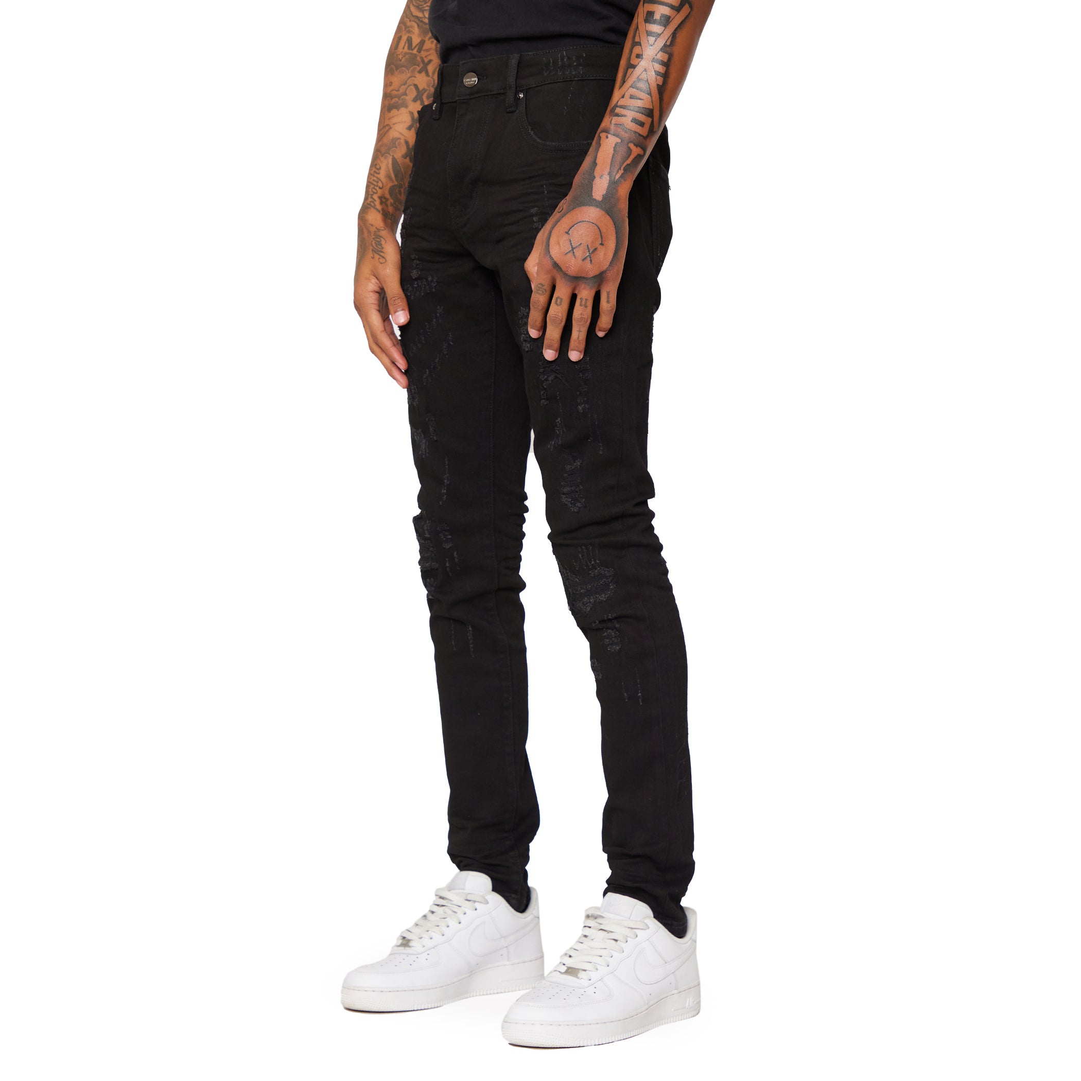 ESNTL LAB JEANS "KOMODO" JET BLACK