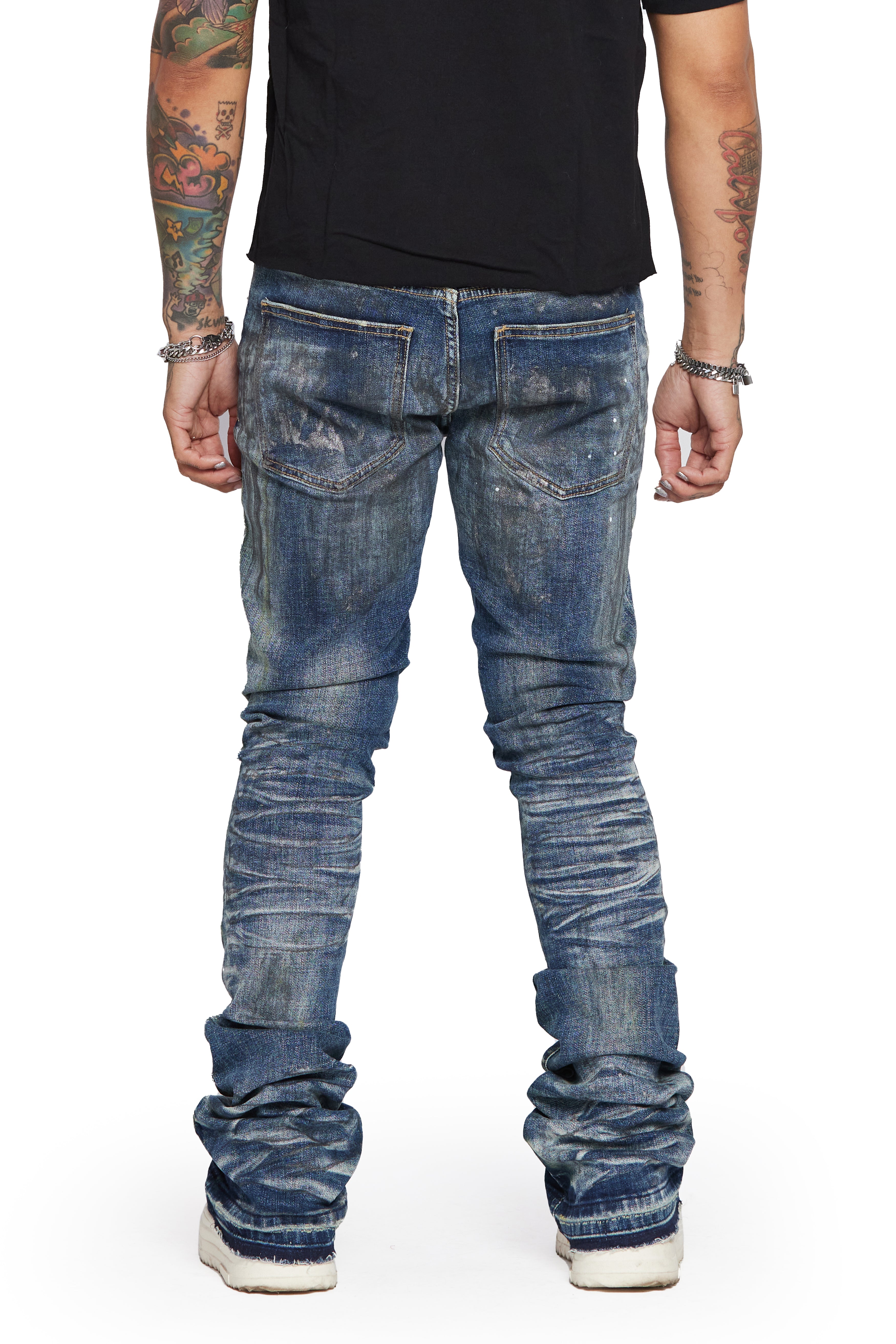 ESNTL LAB STACKED "MR. ESNTL" LT. VINTAGE