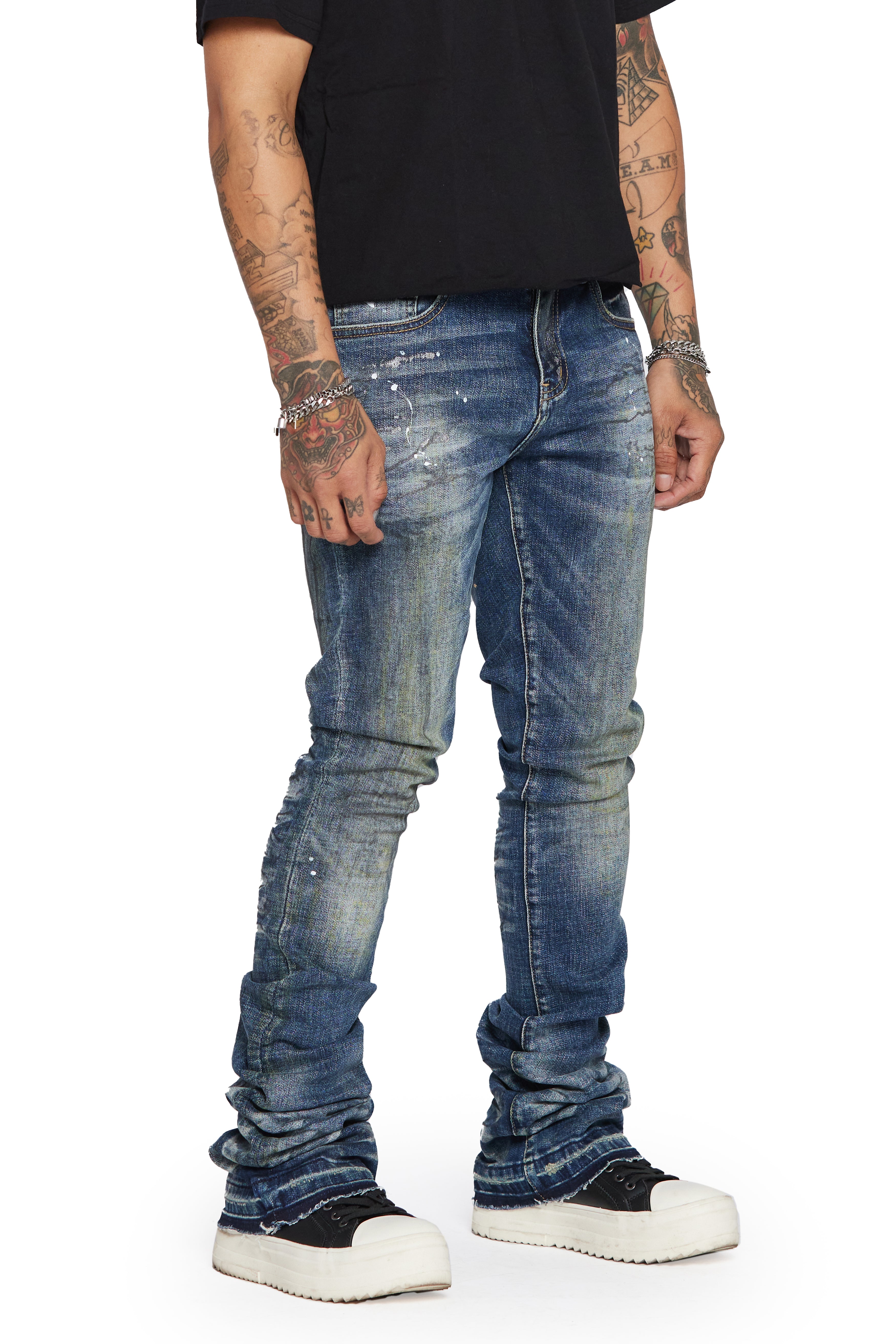 ESNTL LAB STACKED "MR. ESNTL" LT. VINTAGE