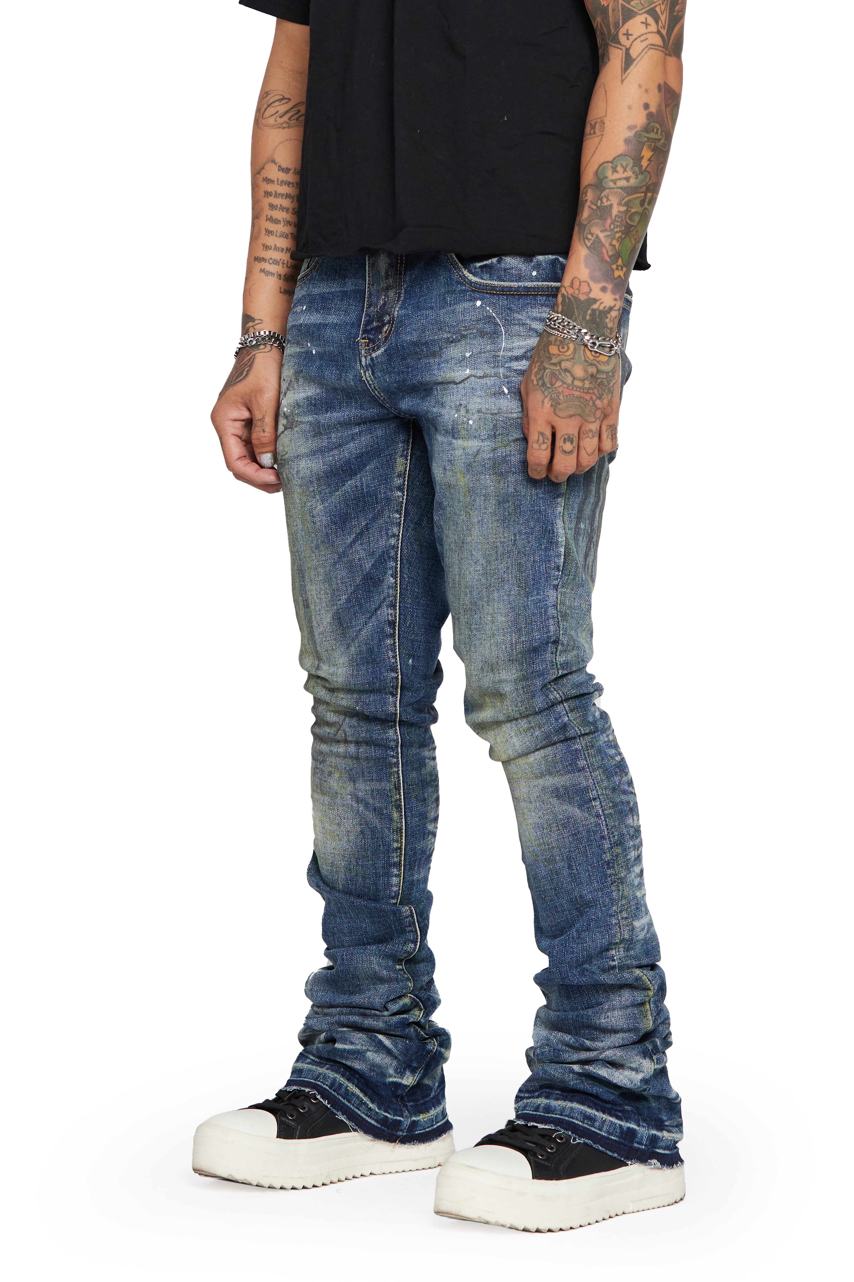 ESNTL LAB STACKED "MR. ESNTL" LT. VINTAGE